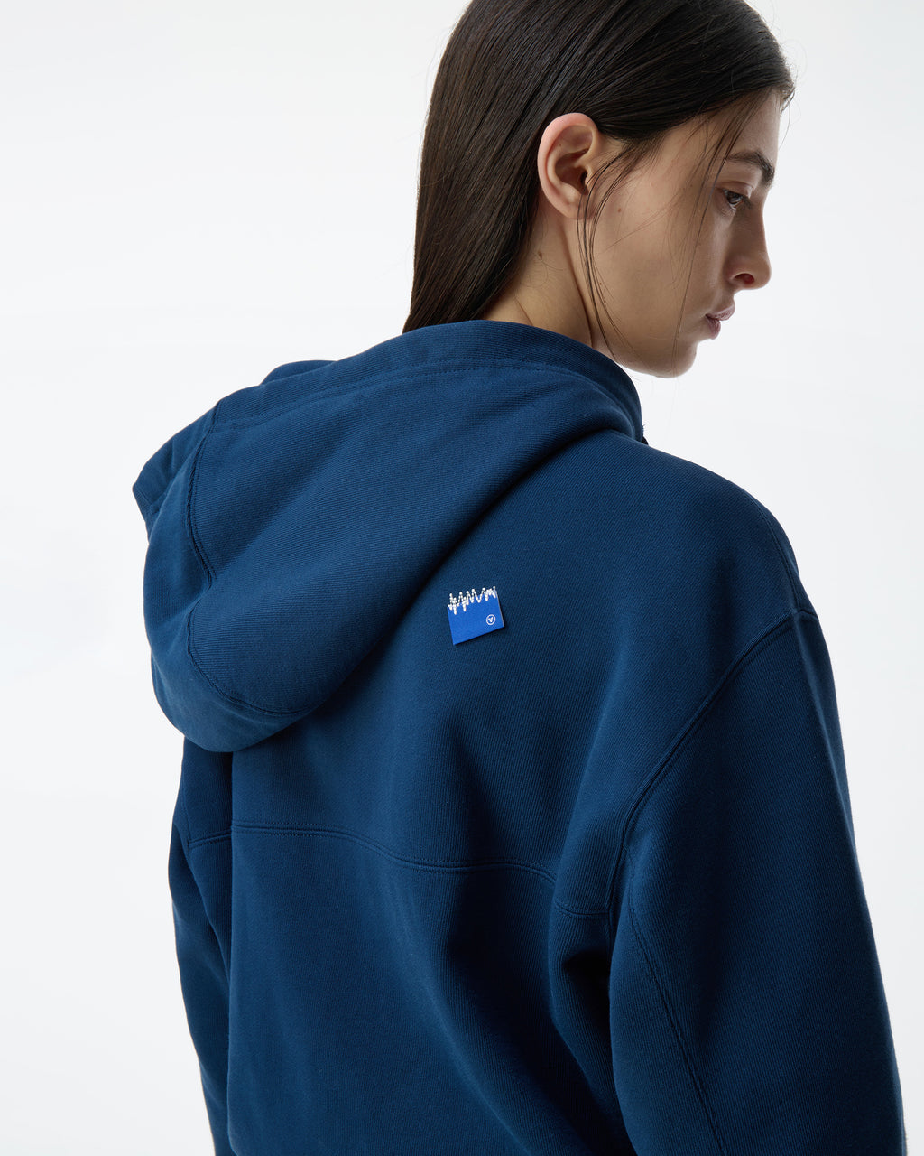 Ader Error - Sig; BL Tag hoodie zip-up 01 (Navy) product image 11 | TRAB K-Fashion Australia