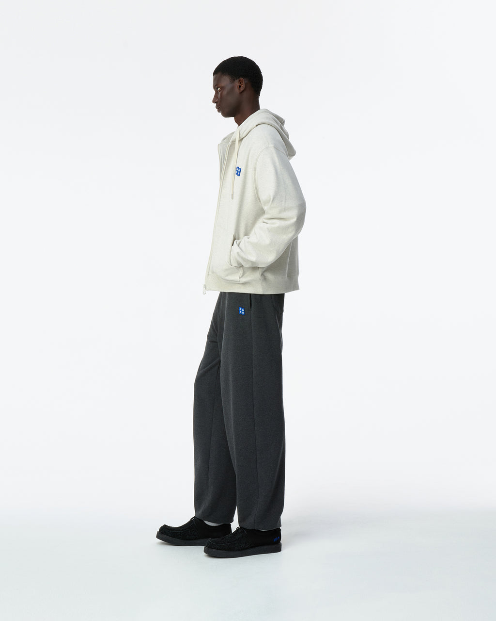 Ader Error - Sig; BL Tag hoodie zip-up 01 (Oatmeal) product image 9 | TRAB K-Fashion Australia