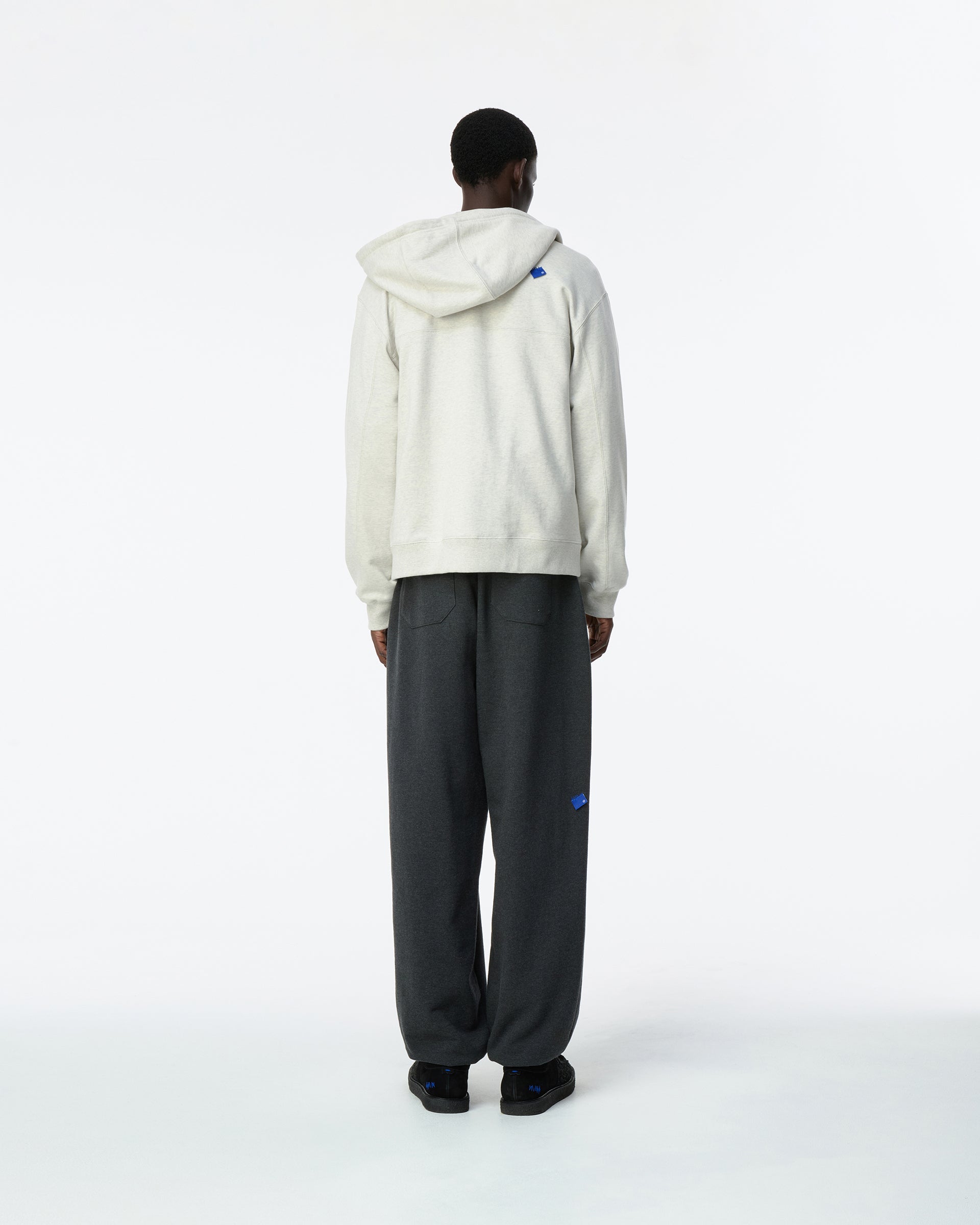 Ader Error - Sig; BL Tag hoodie zip-up 01 (Oatmeal) product image 3 | TRAB K-Fashion Australia