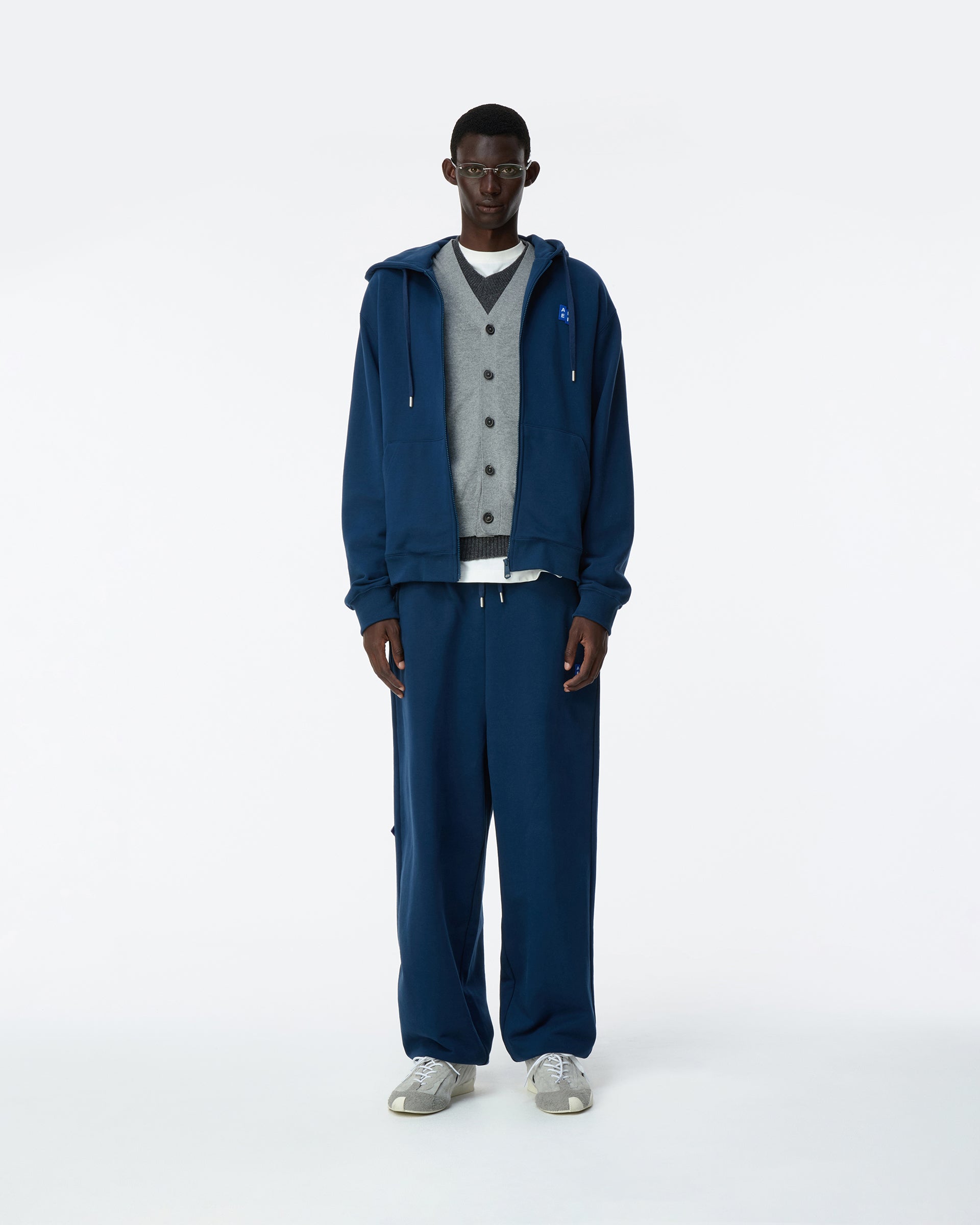 Ader Error - Sig; BL Tag sweatpants 01 (Navy) product image 1 | TRAB K-Fashion Australia