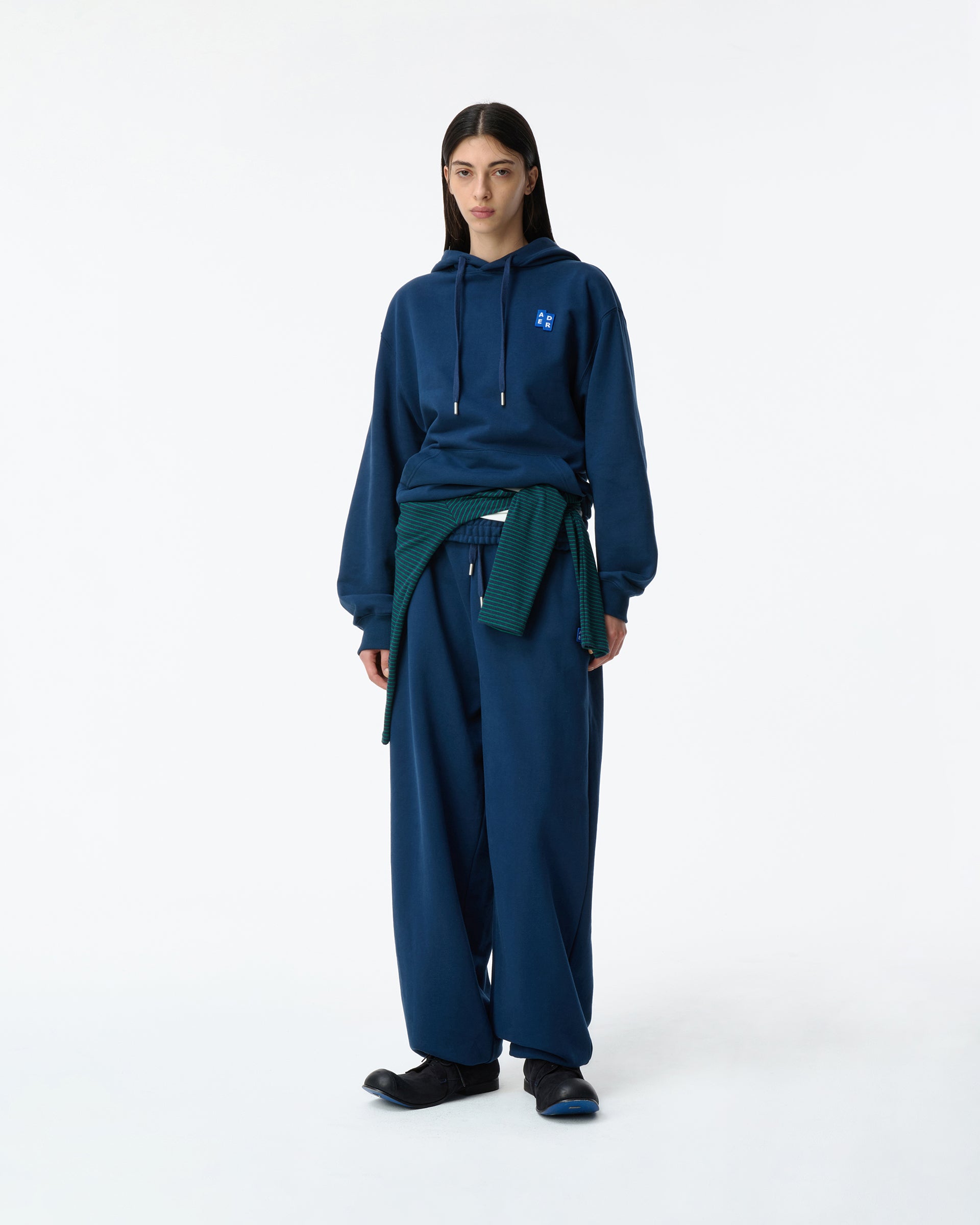 Ader Error - Sig; BL Tag sweatpants 01 (Navy) product image 1 | TRAB K-Fashion Australia