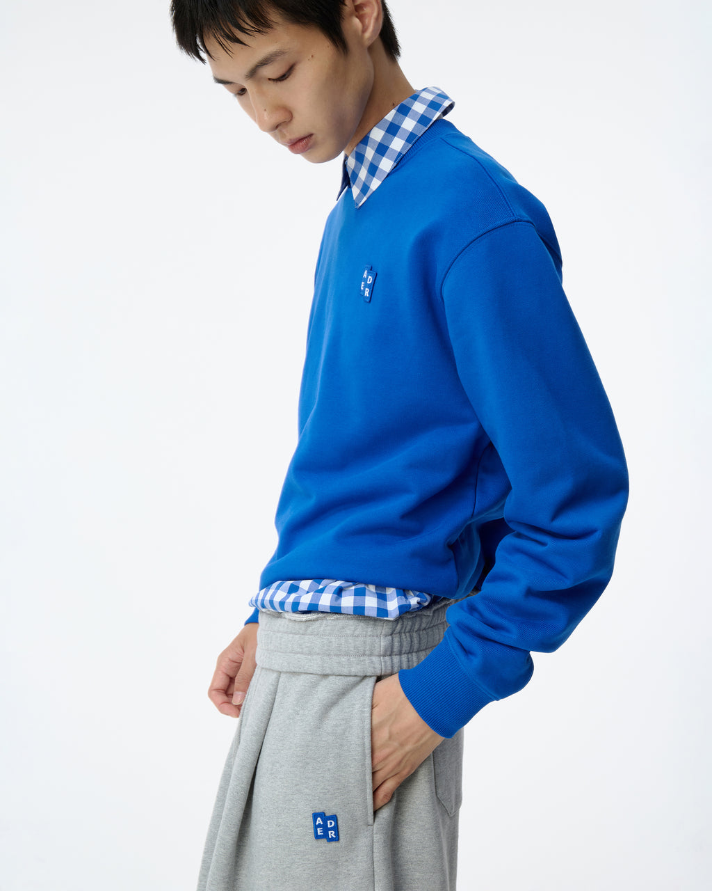 Ader Error - Sig; BL Tag sweatshirt 01 (Z-Blue) product image 13 | TRAB K-Fashion Australia
