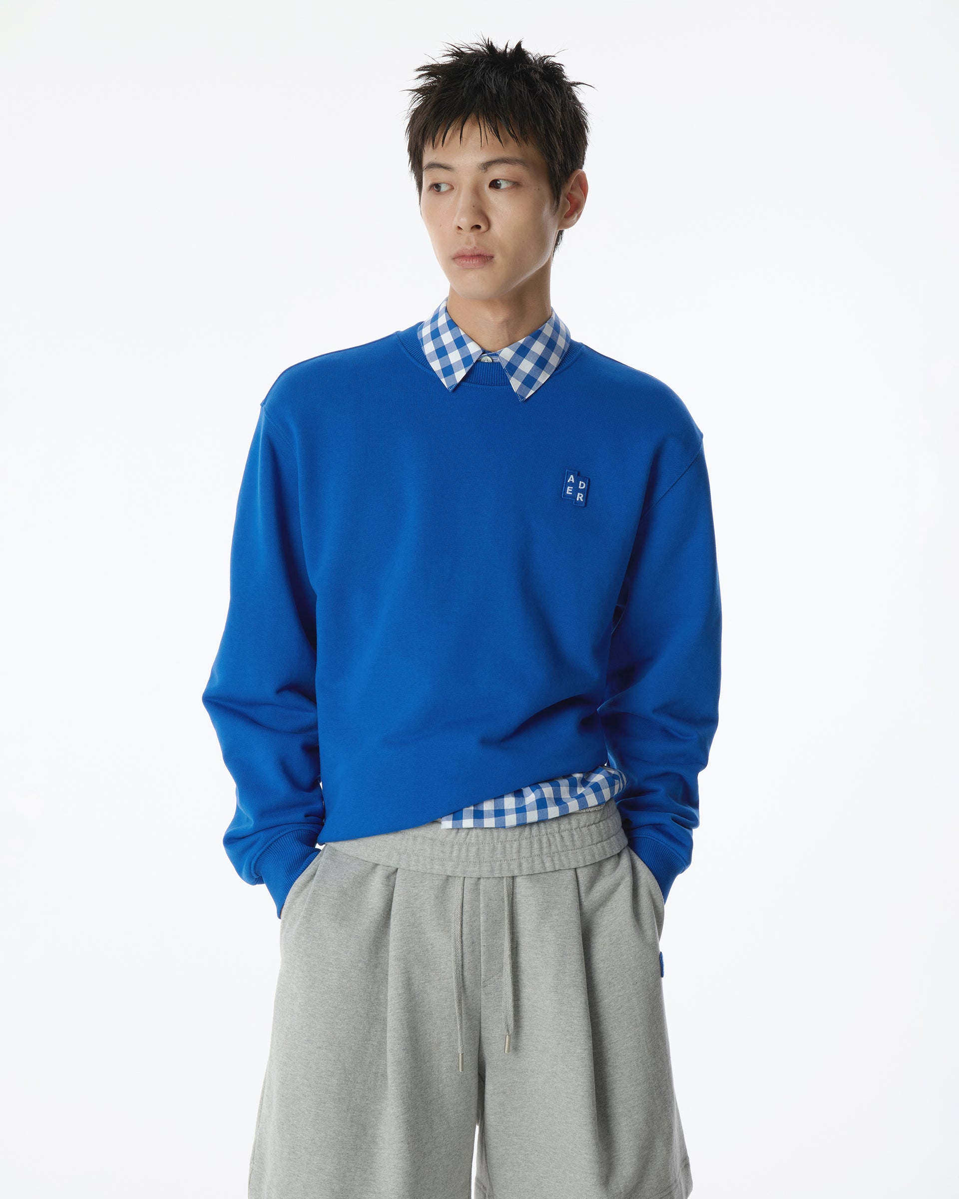 Ader Error - Sig; BL Tag sweatshirt 01 (Z-Blue) product image 14 | TRAB K-Fashion Australia