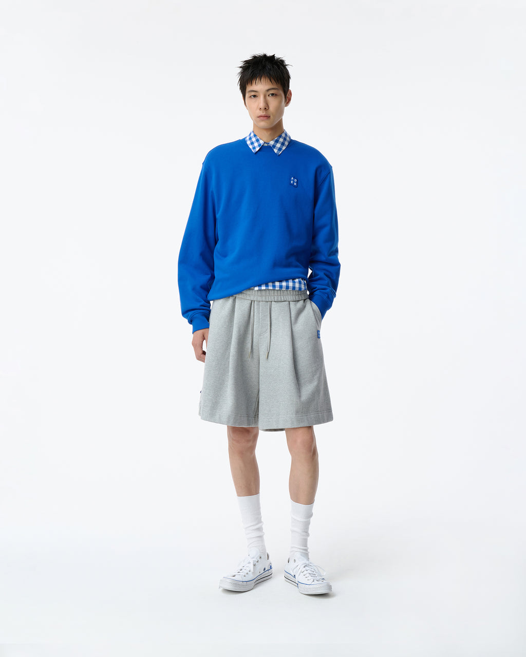 Ader Error - Sig; BL Tag sweatshirt 01 (Blue) product image 9 | TRAB K-Fashion Australia