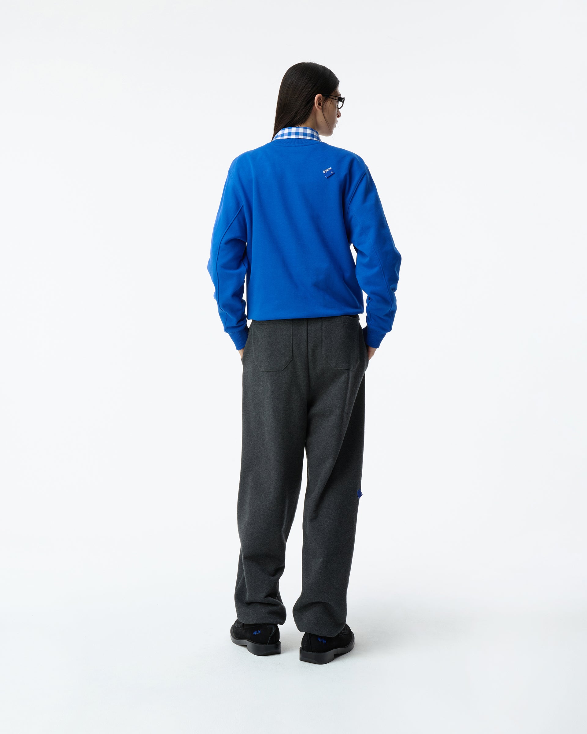 Ader Error - Sig; BL Tag sweatshirt 01 (Blue) product image 2 | TRAB K-Fashion Australia