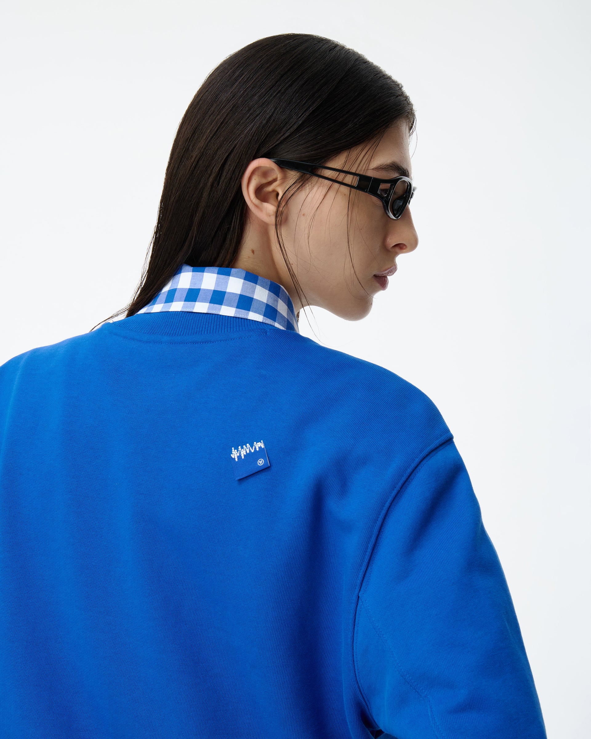 Ader Error - Sig; BL Tag sweatshirt 01 (Blue) product image 6 | TRAB K-Fashion Australia