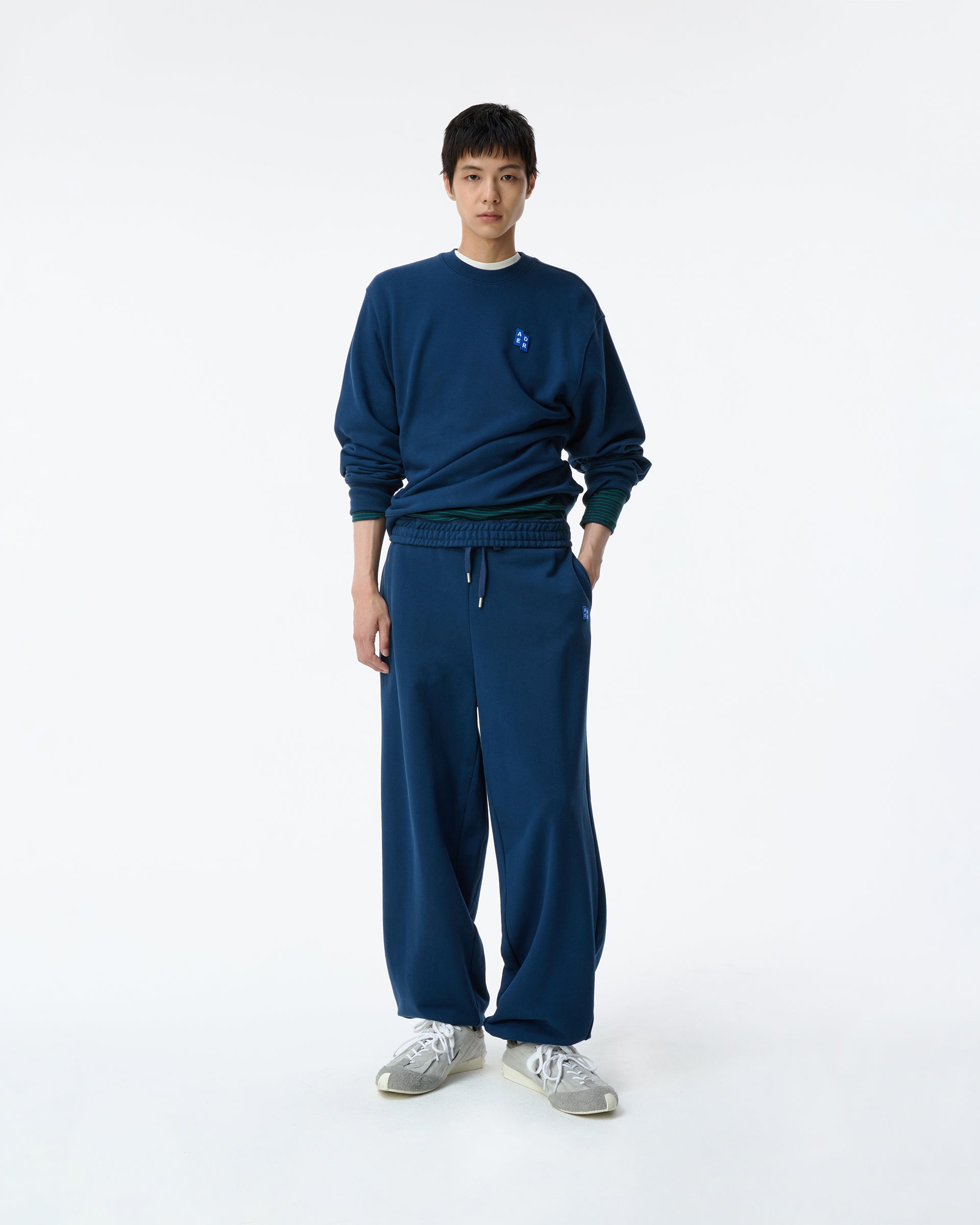 Ader Error - Sig; BL Tag sweatshirt 01 (Navy) product image 1 | TRAB K-Fashion Australia