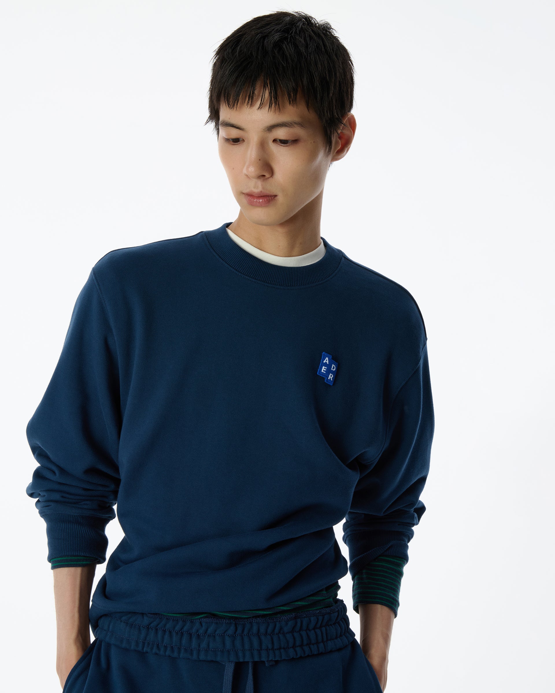 Ader Error - Sig; BL Tag sweatshirt 01 (Navy) product image 4 | TRAB K-Fashion Australia