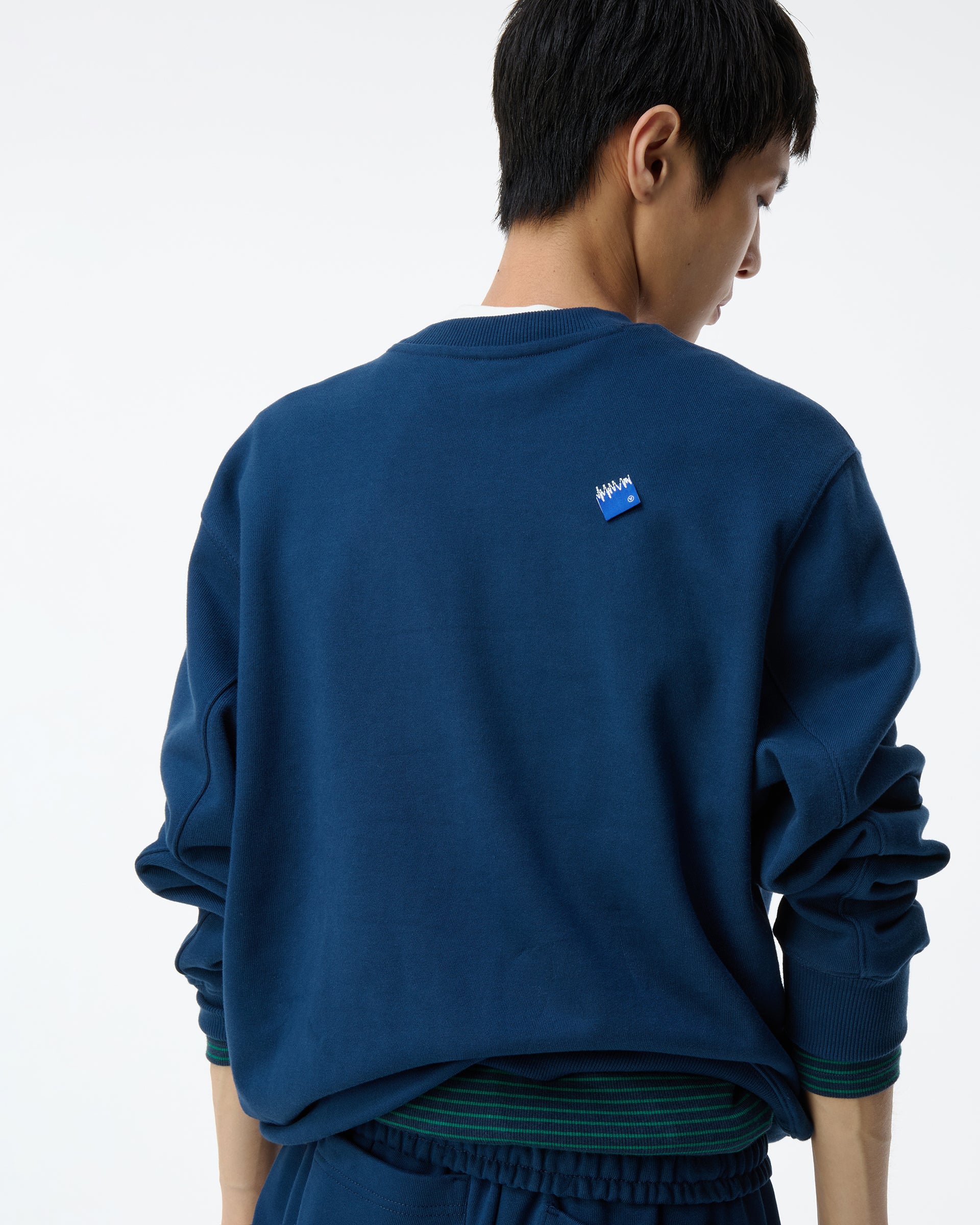 Ader Error - Sig; BL Tag sweatshirt 01 (Navy) product image 5 | TRAB K-Fashion Australia