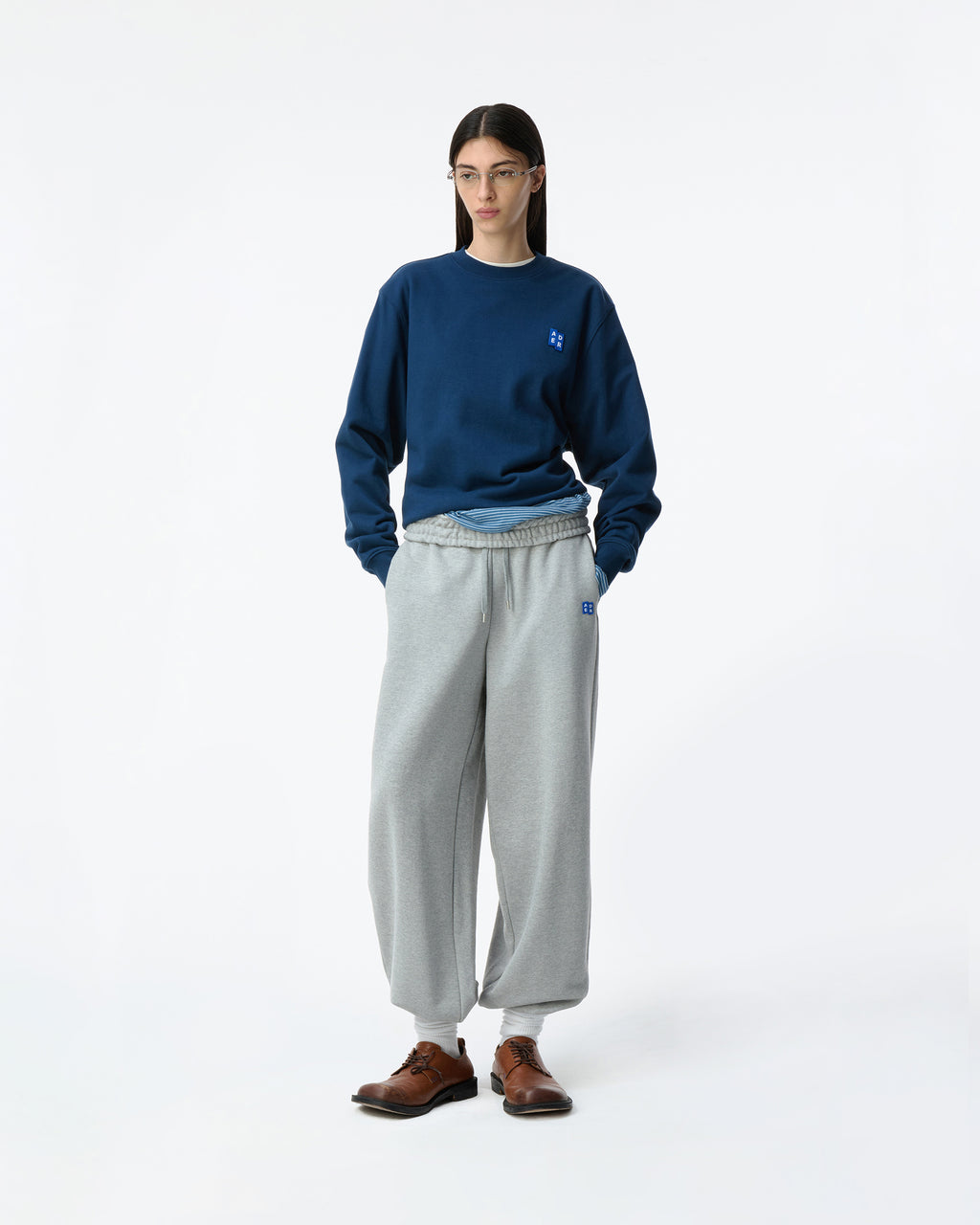 Ader Error - Sig; BL Tag sweatshirt 01 (Navy) product image 6 | TRAB K-Fashion Australia