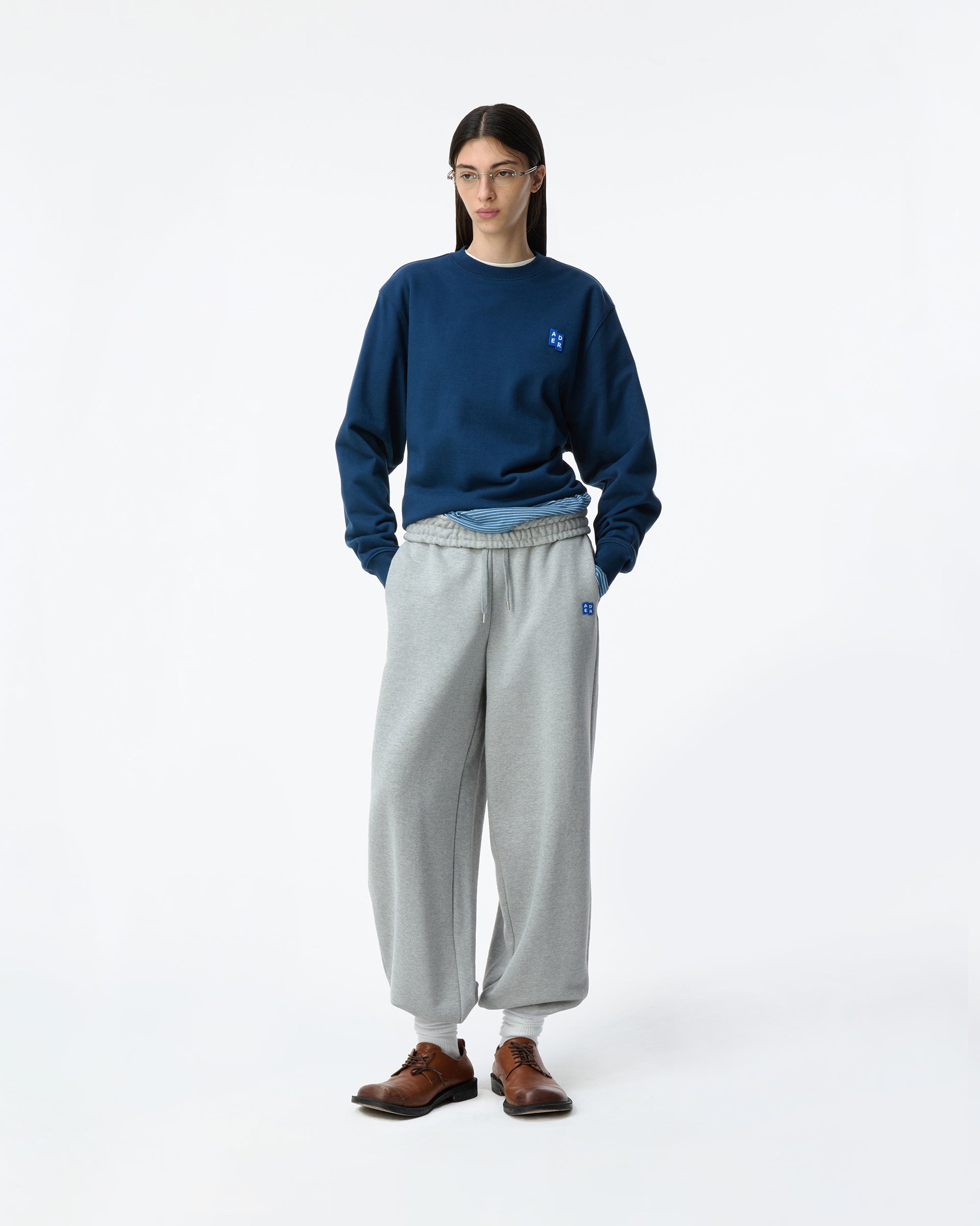 Ader Error - Sig; BL Tag sweatshirt 01 (Navy) product image 1 | TRAB K-Fashion Australia