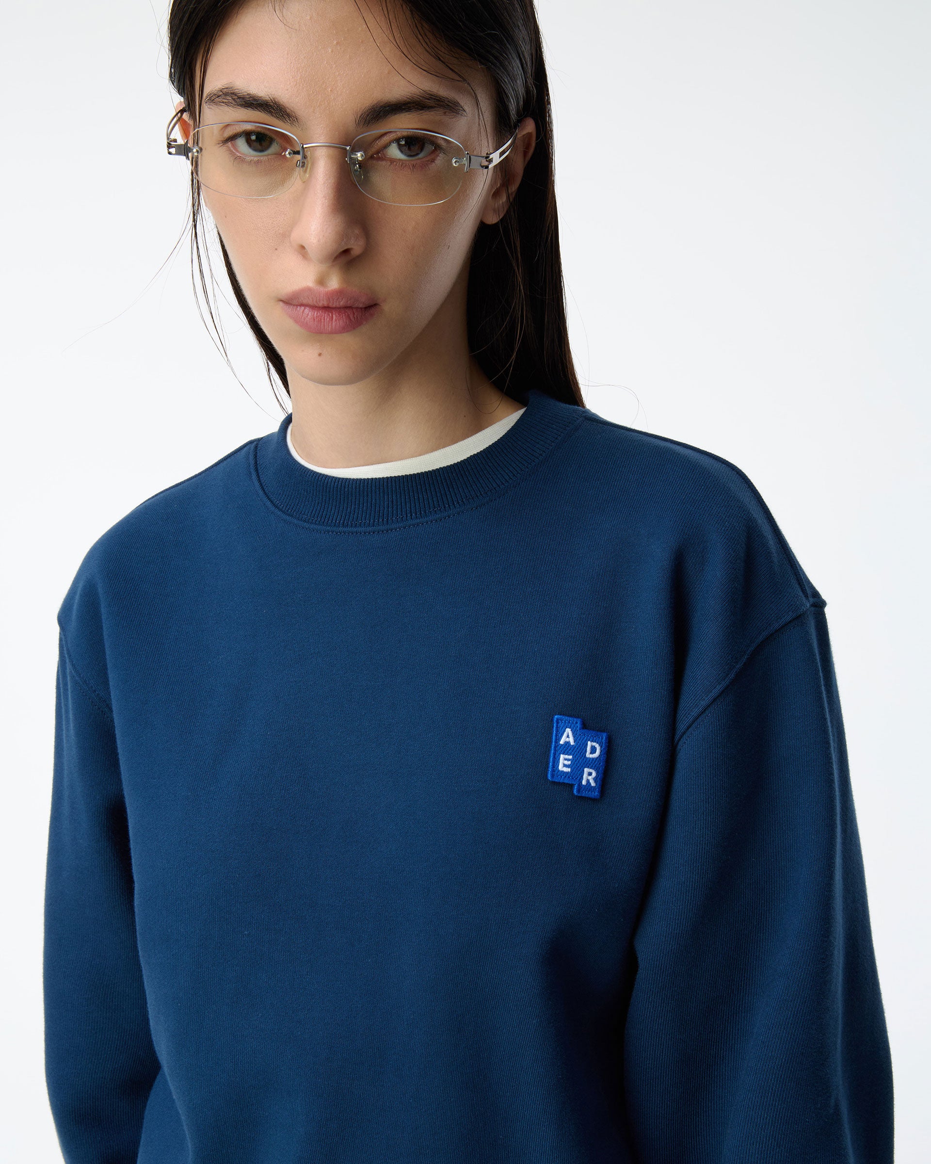 Ader Error - Sig; BL Tag sweatshirt 01 (Navy) product image 4 | TRAB K-Fashion Australia