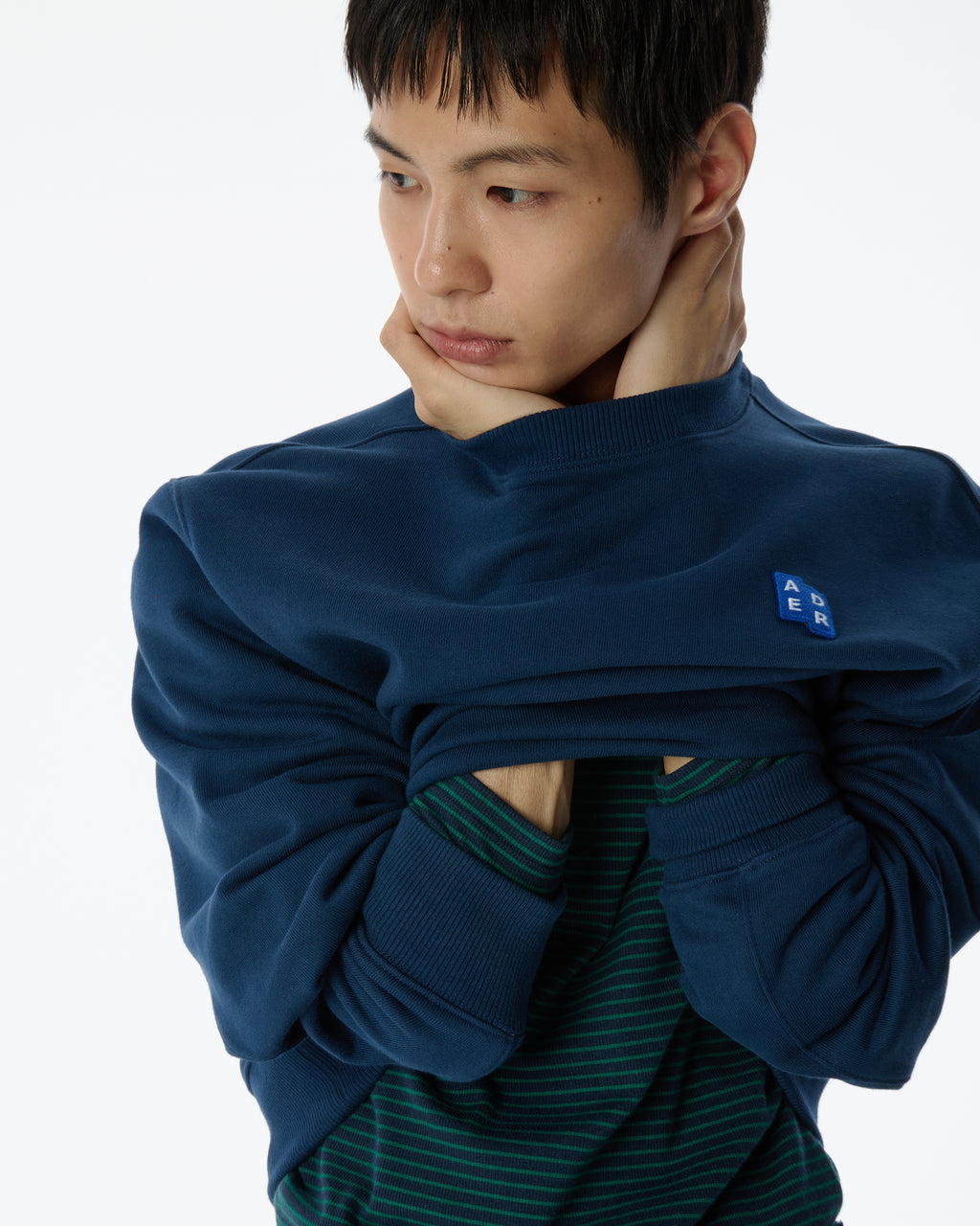 Ader Error - Sig; BL Tag sweatshirt 01 (Navy) product image 10 | TRAB K-Fashion Australia