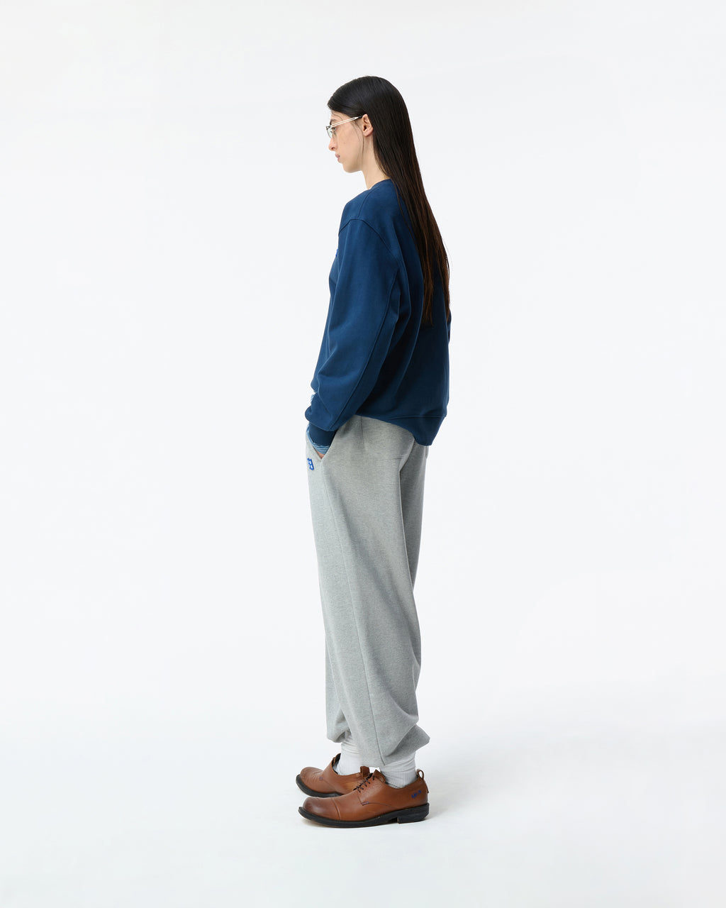 Ader Error - Sig; BL Tag sweatshirt 01 (Navy) product image 2 | TRAB K-Fashion Australia
