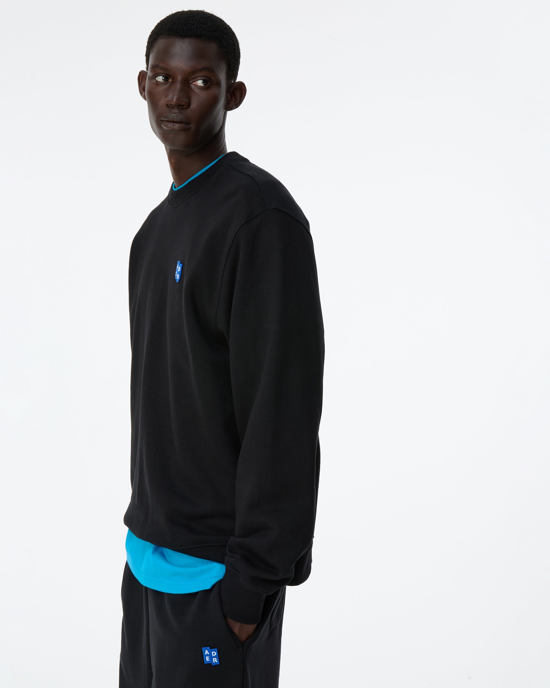Ader Error - Sig; BL Tag sweatshirt 01 (Noir) product image 3 | TRAB K-Fashion Australia