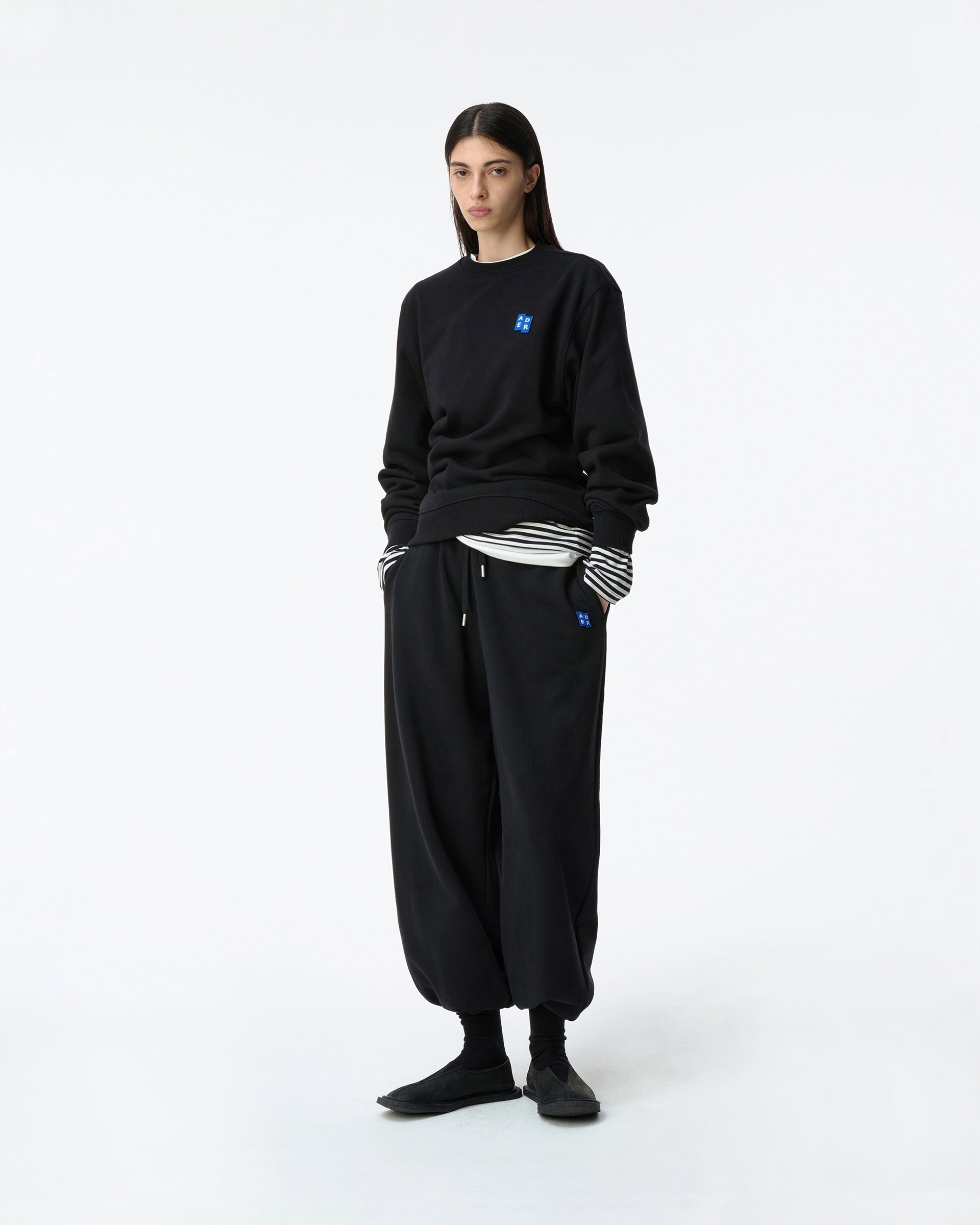 Ader Error - Sig; BL Tag sweatshirt 01 (Noir) product image 1 | TRAB K-Fashion Australia