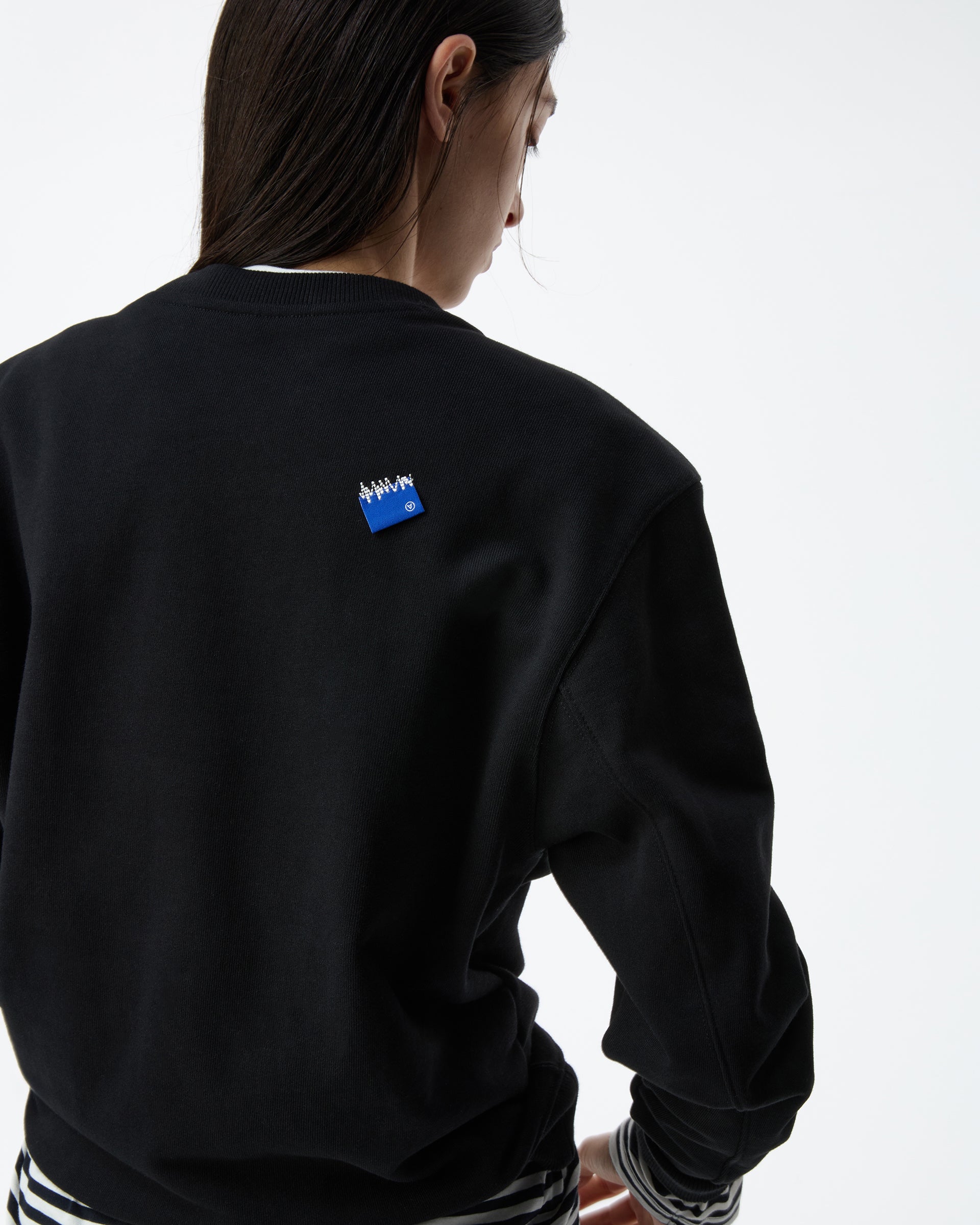 Ader Error - Sig; BL Tag sweatshirt 01 (Noir) product image 4 | TRAB K-Fashion Australia