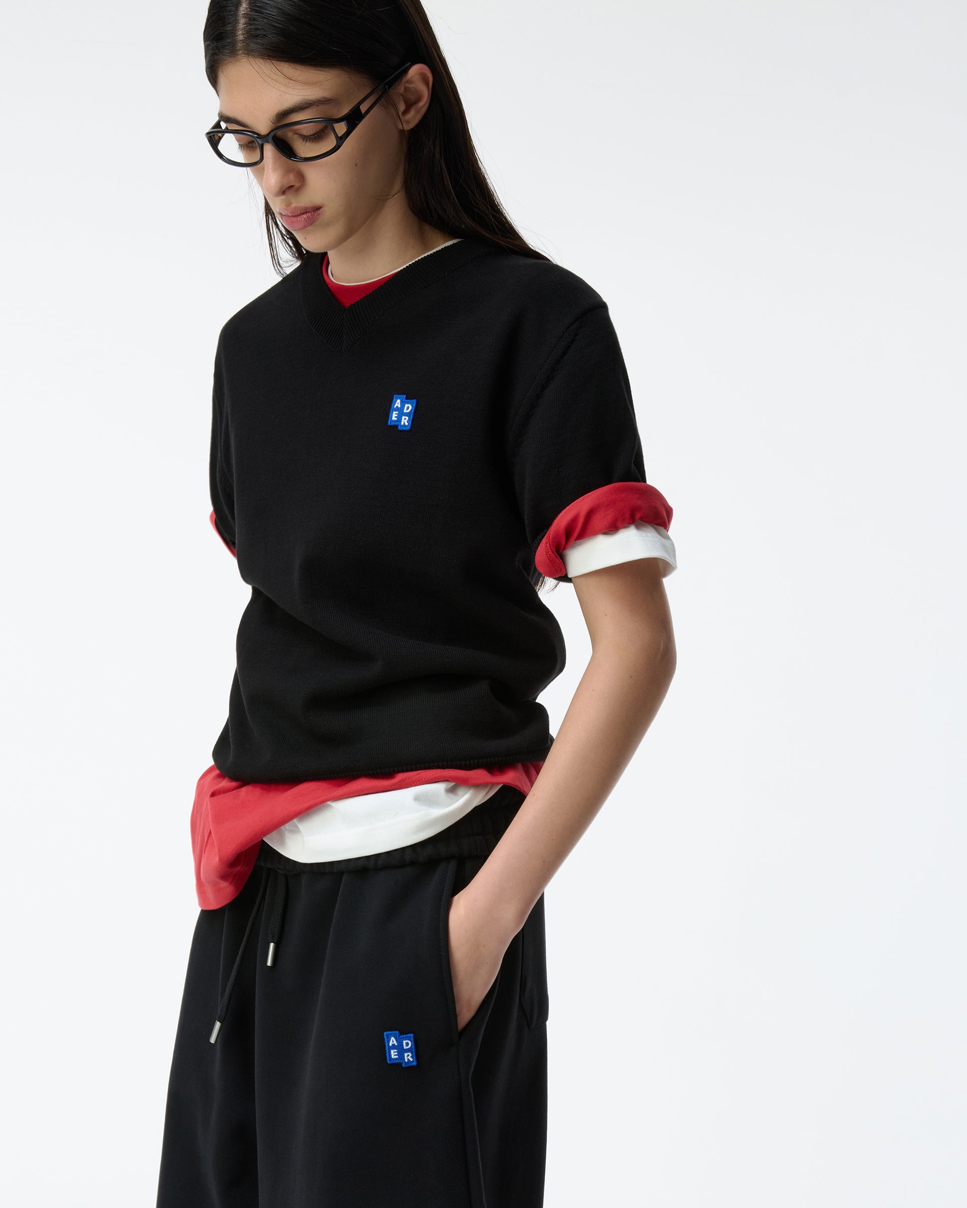 Ader Error - Sig; BL Tag sweatpants 01 (Noir) product image 5 | TRAB K-Fashion Australia