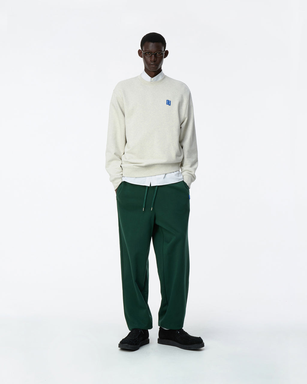 Ader Error - Sig; BL Tag sweatshirt 01 (Oatmeal) product image 1 | TRAB K-Fashion Australia