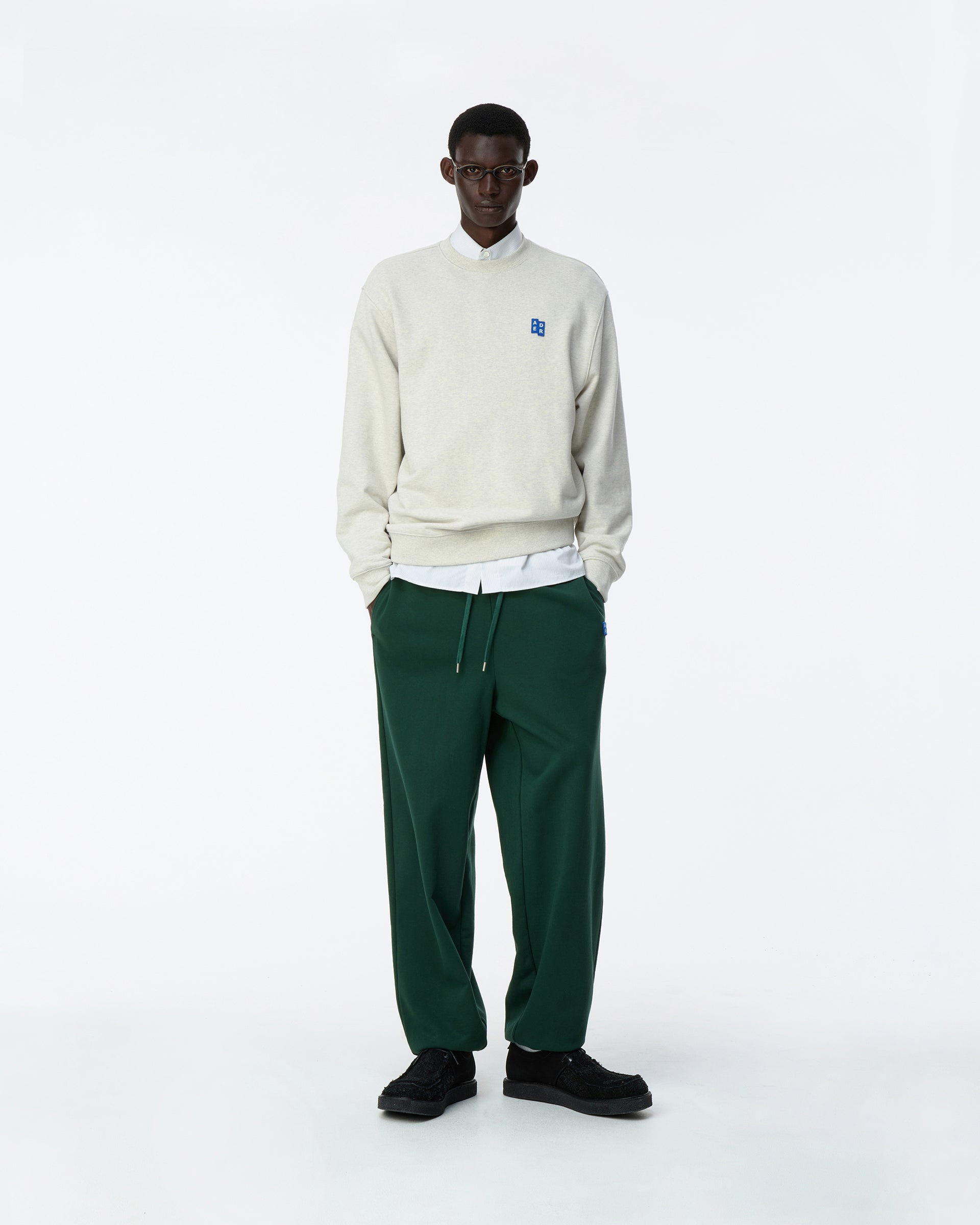Ader Error - Sig; BL Tag sweatshirt 01 (Oatmeal) product image 1 | TRAB K-Fashion Australia