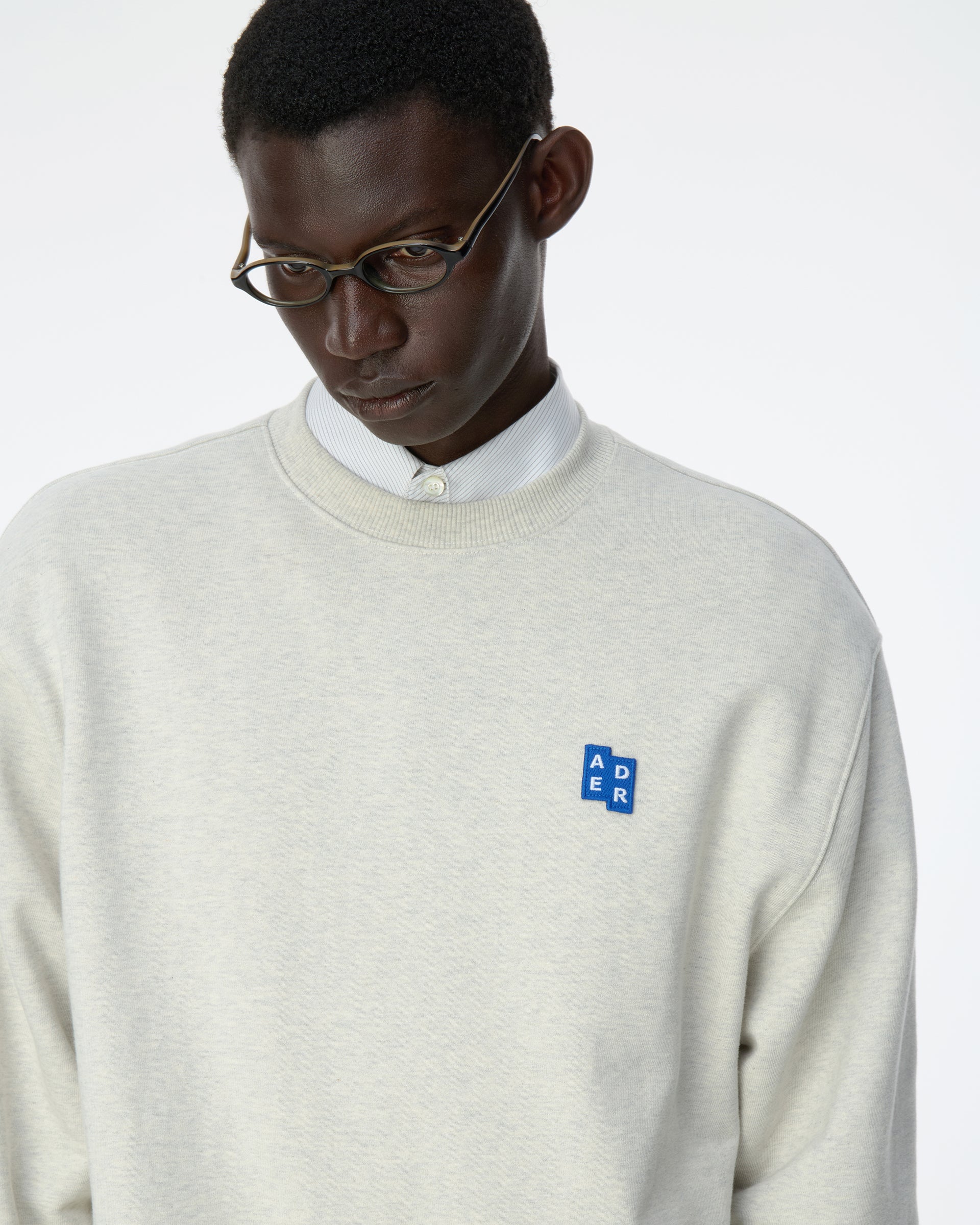 Ader Error - Sig; BL Tag sweatshirt 01 (Oatmeal) product image 4 | TRAB K-Fashion Australia