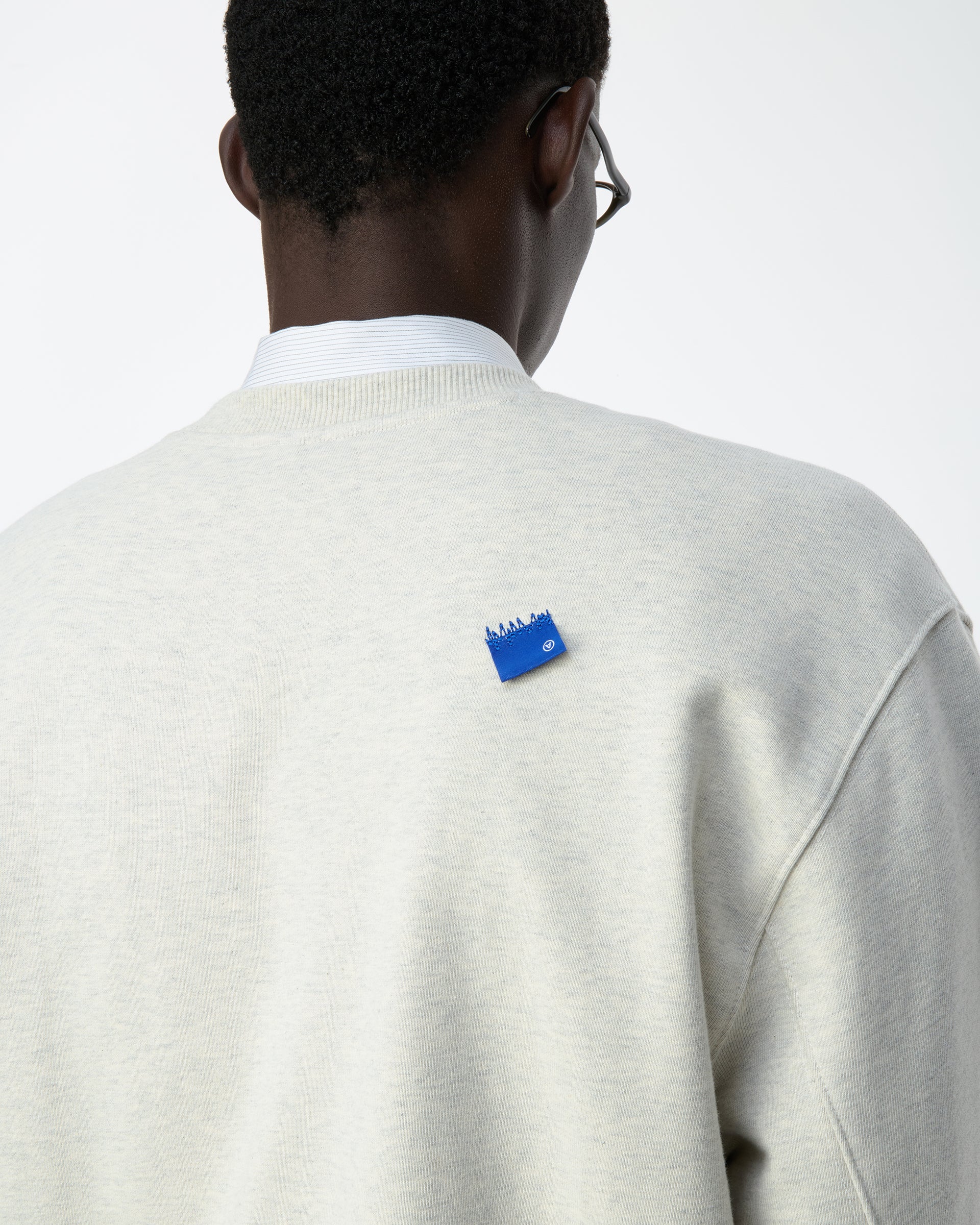 Ader Error - Sig; BL Tag sweatshirt 01 (Oatmeal) product image 5 | TRAB K-Fashion Australia