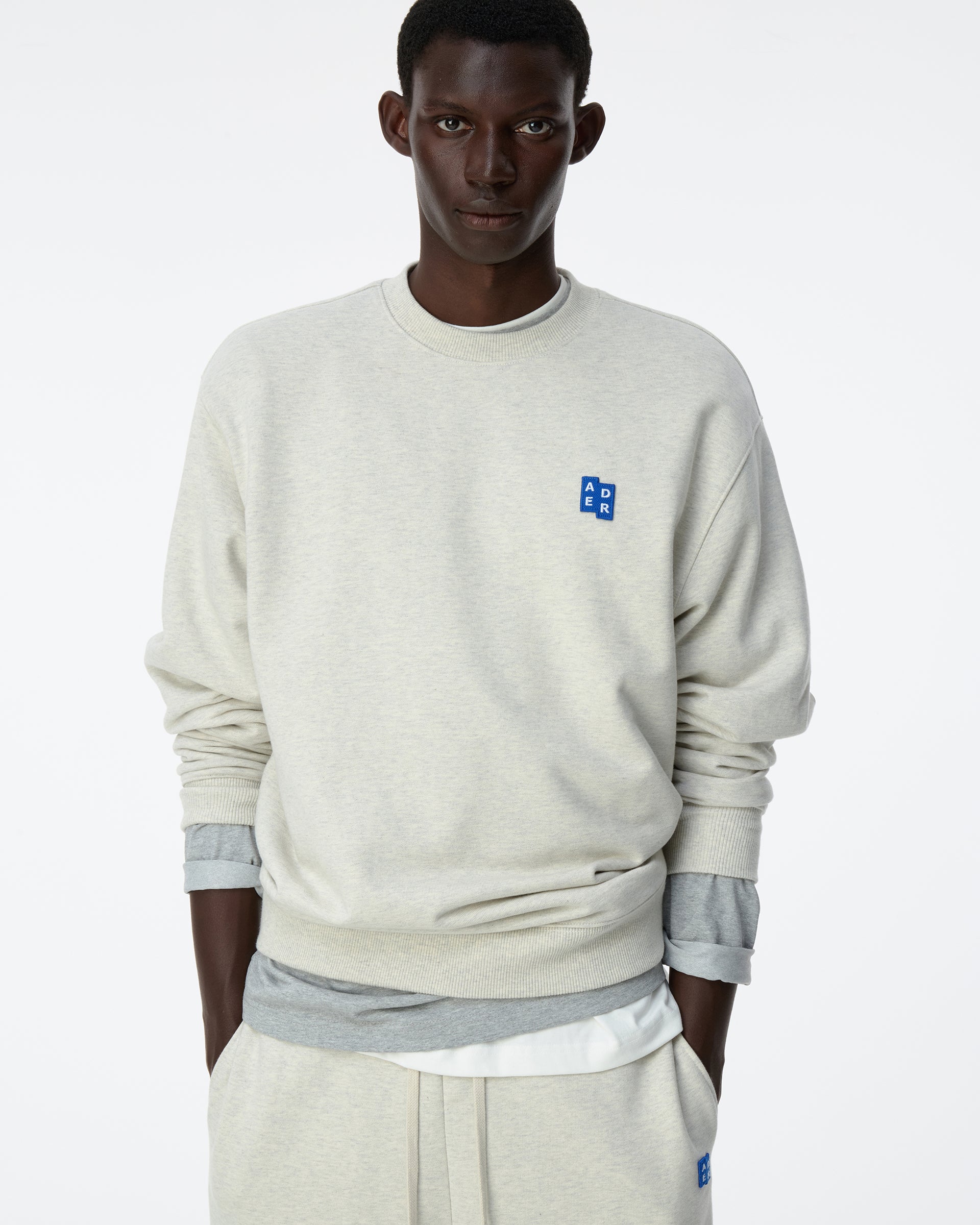 Ader Error - Sig; BL Tag sweatshirt 01 (Oatmeal) product image 14 | TRAB K-Fashion Australia