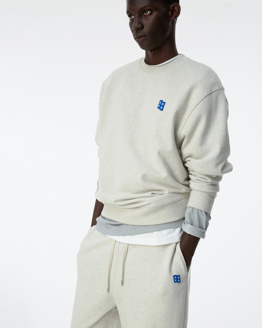 Ader Error - Sig; BL Tag sweatpants 01 (Oatmeal) product image 11 | TRAB K-Fashion Australia