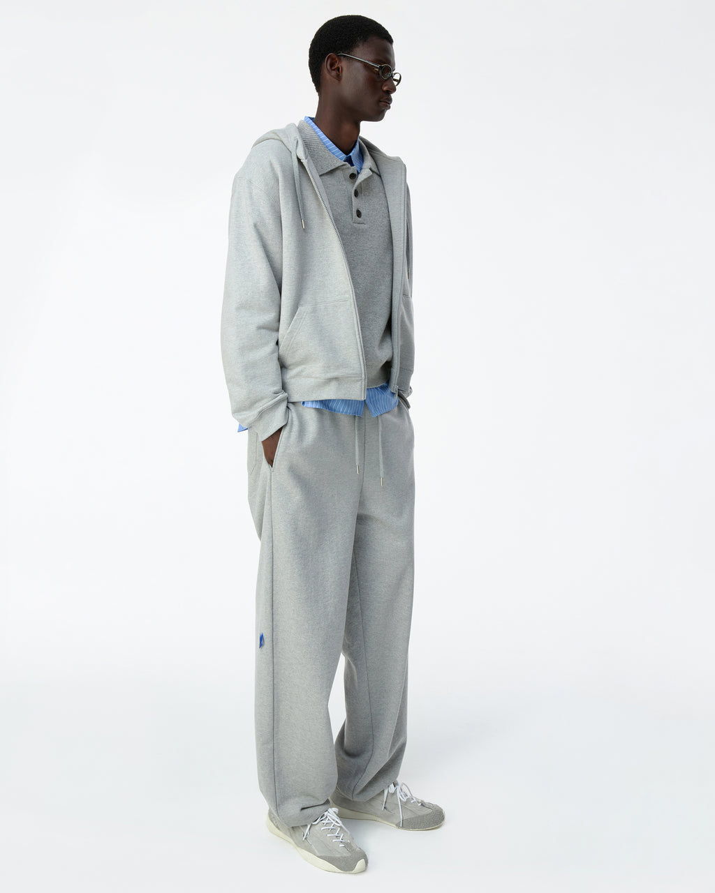 Ader Error - Sig; BL Tag sweatpants 01 (Grey) product image 12 | TRAB K-Fashion Australia