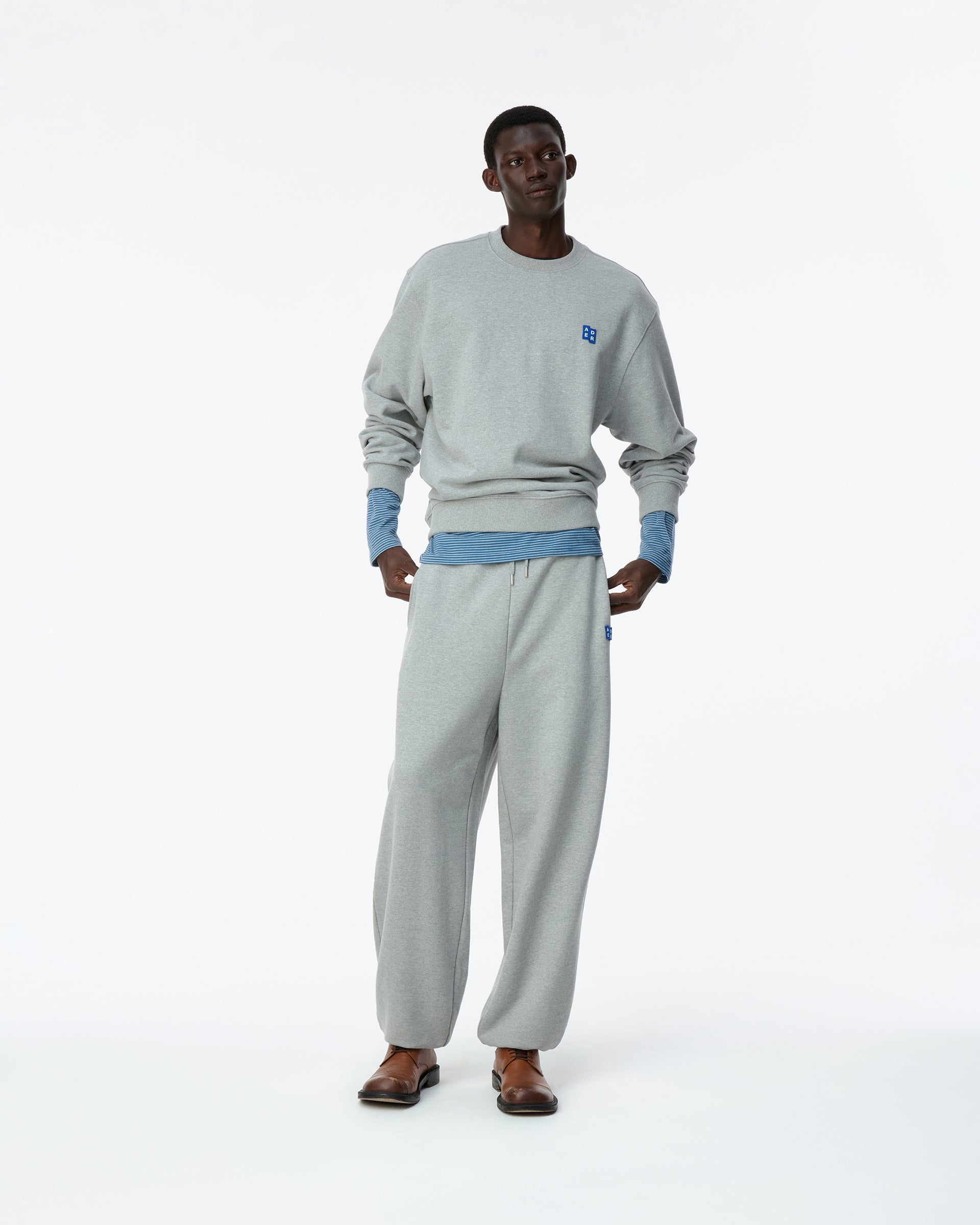 Ader Error - Sig; BL Tag sweatshirt 01 (Grey) product image 1 | TRAB K-Fashion Australia