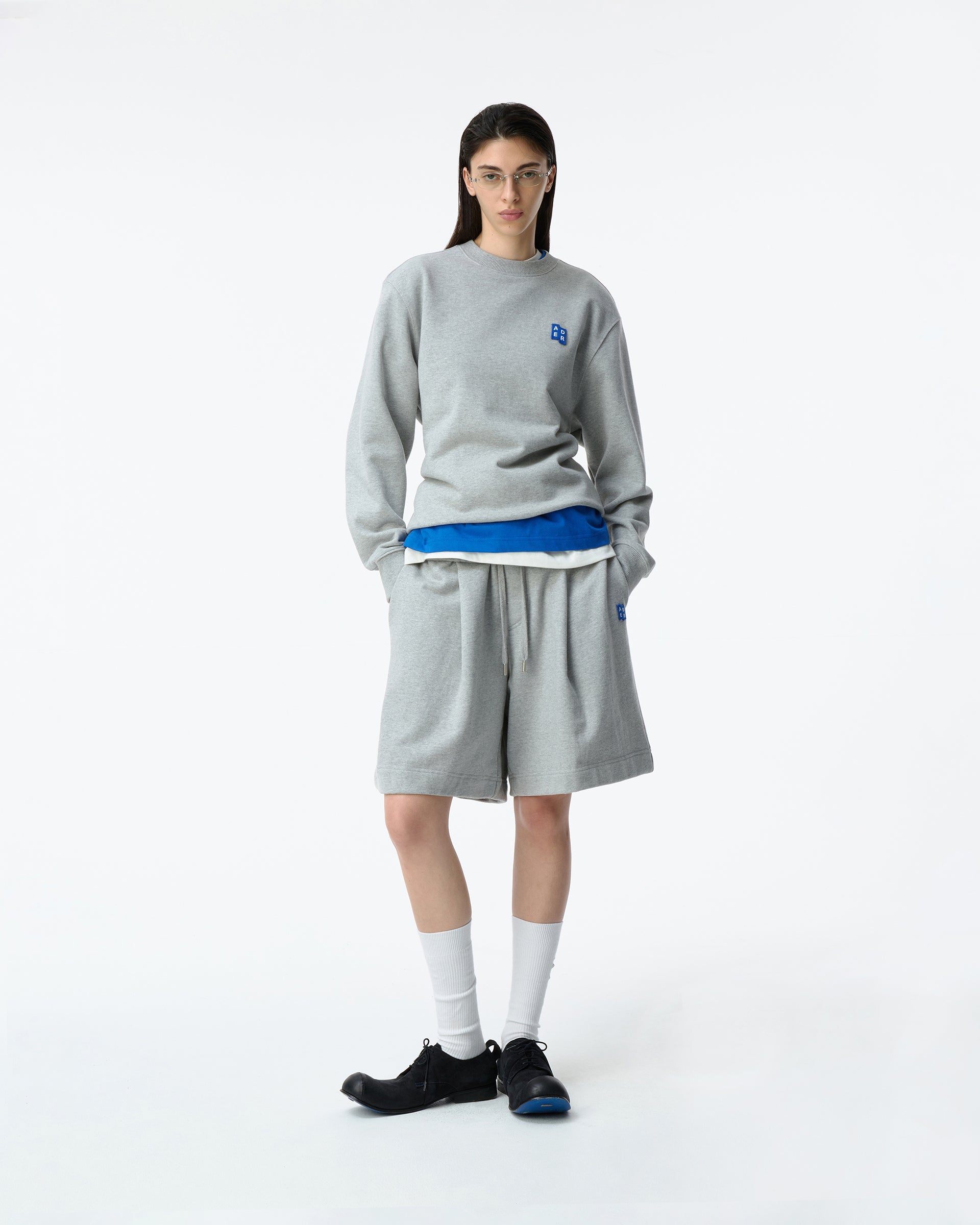 Ader Error - Sig; BL Tag sweatshirt 01 (Grey) product image 1 | TRAB K-Fashion Australia