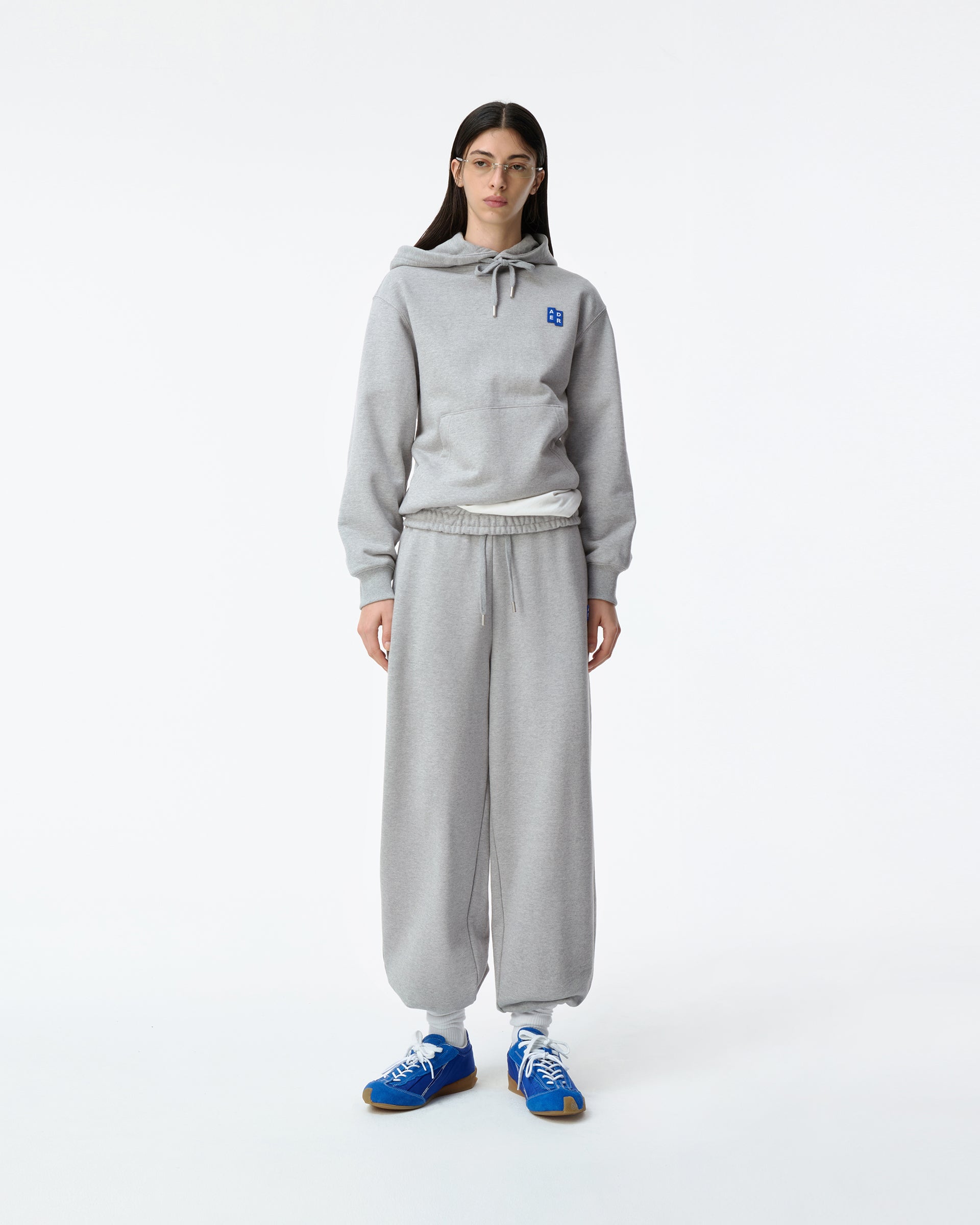 Ader Error - Sig; BL Tag hoodie 01 (Grey) product image 2 | TRAB K-Fashion Australia