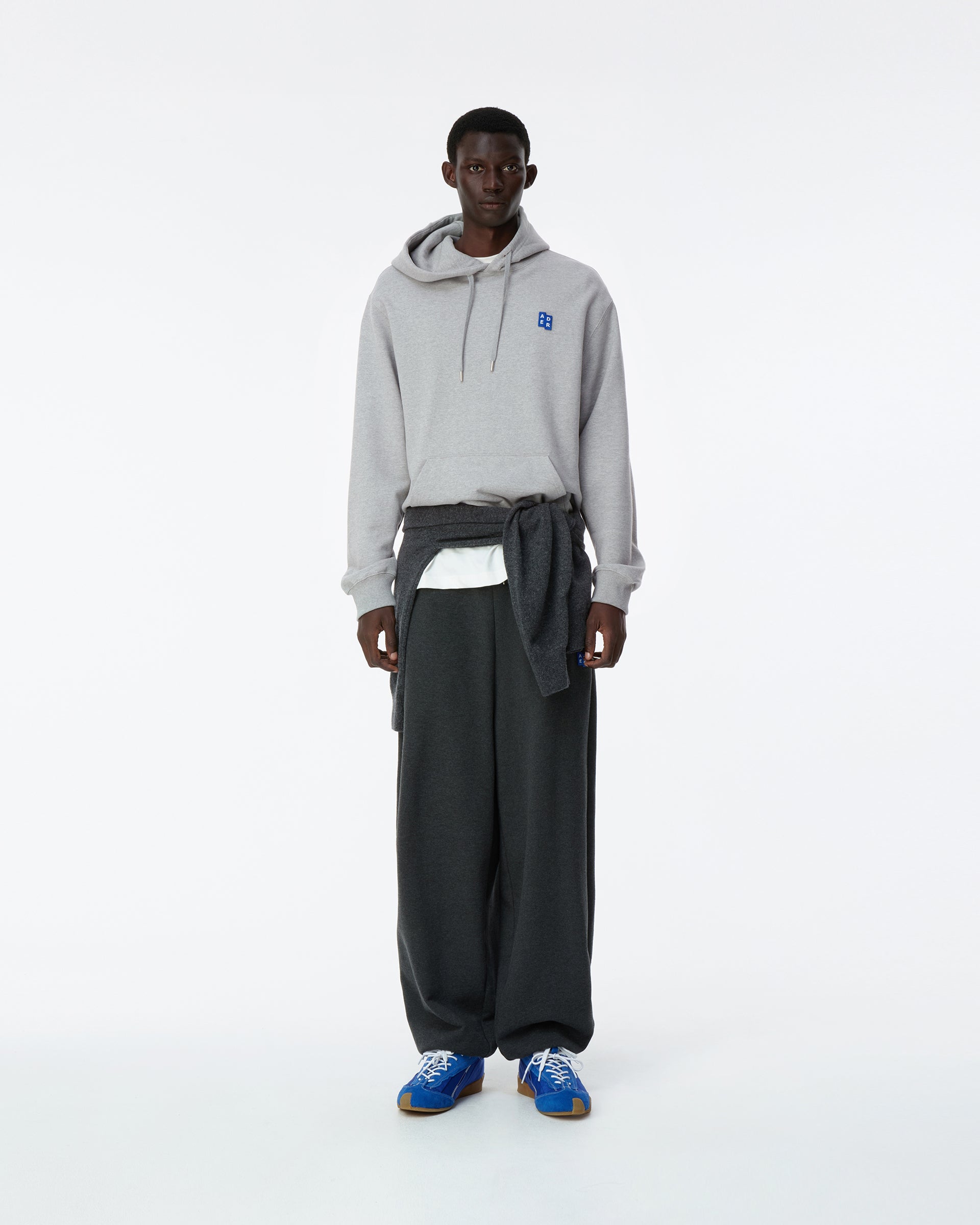 Ader Error - Sig; BL Tag hoodie 01 (Grey) product image 1 | TRAB K-Fashion Australia