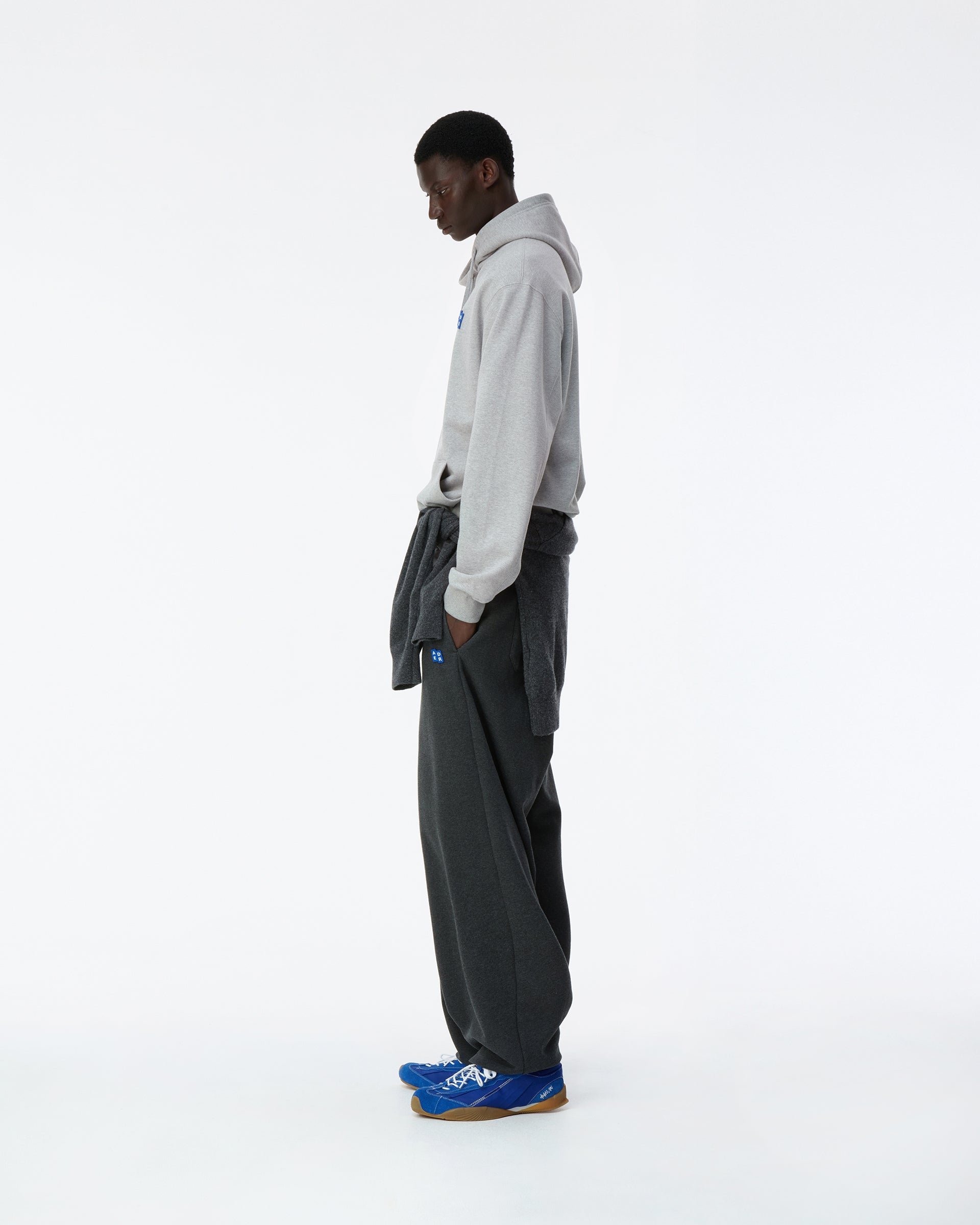 Ader Error - Sig; BL Tag hoodie 01 (Grey) product image 2 | TRAB K-Fashion Australia