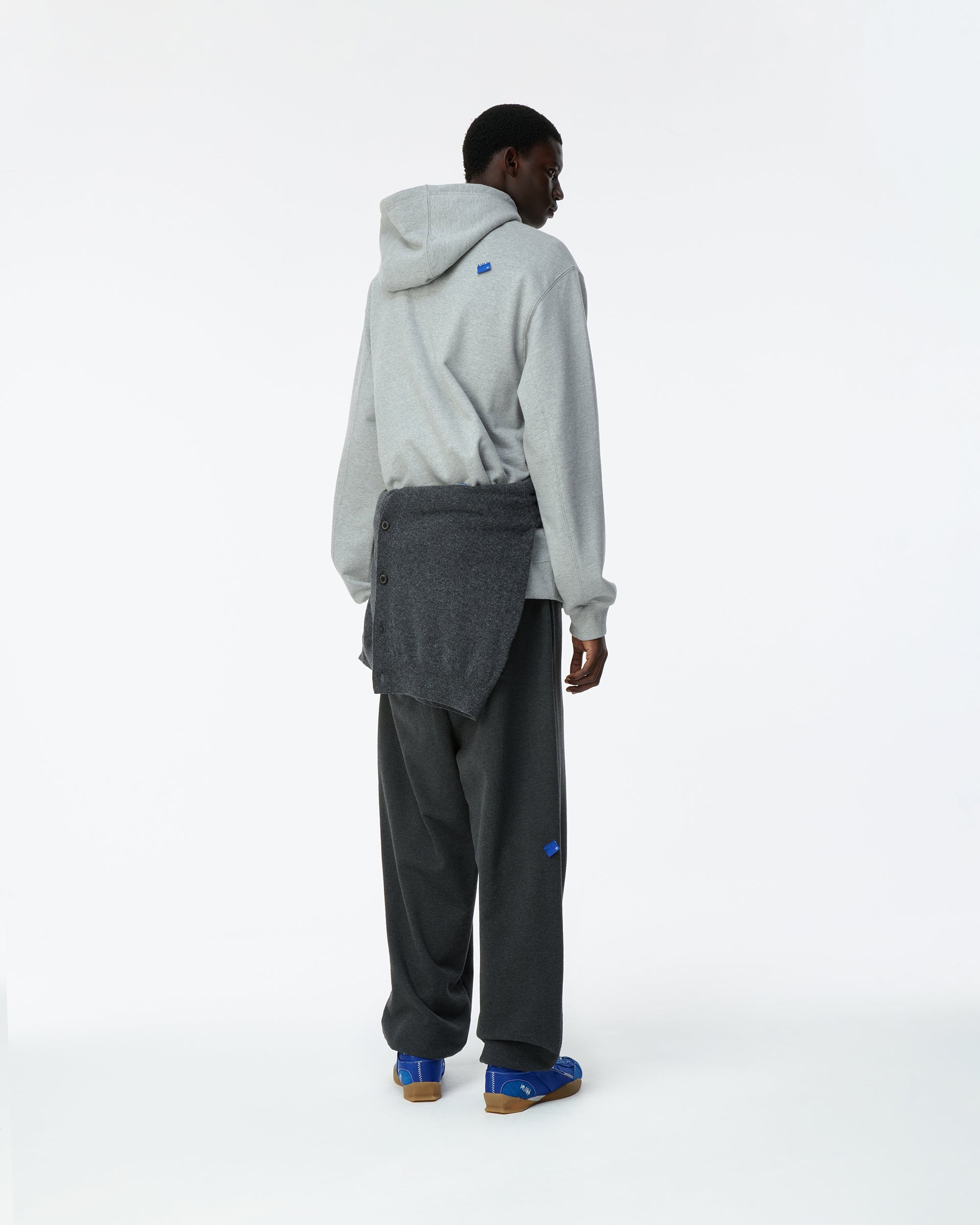 Ader Error - Sig; BL Tag hoodie 01 (Grey) product image 3 | TRAB K-Fashion Australia