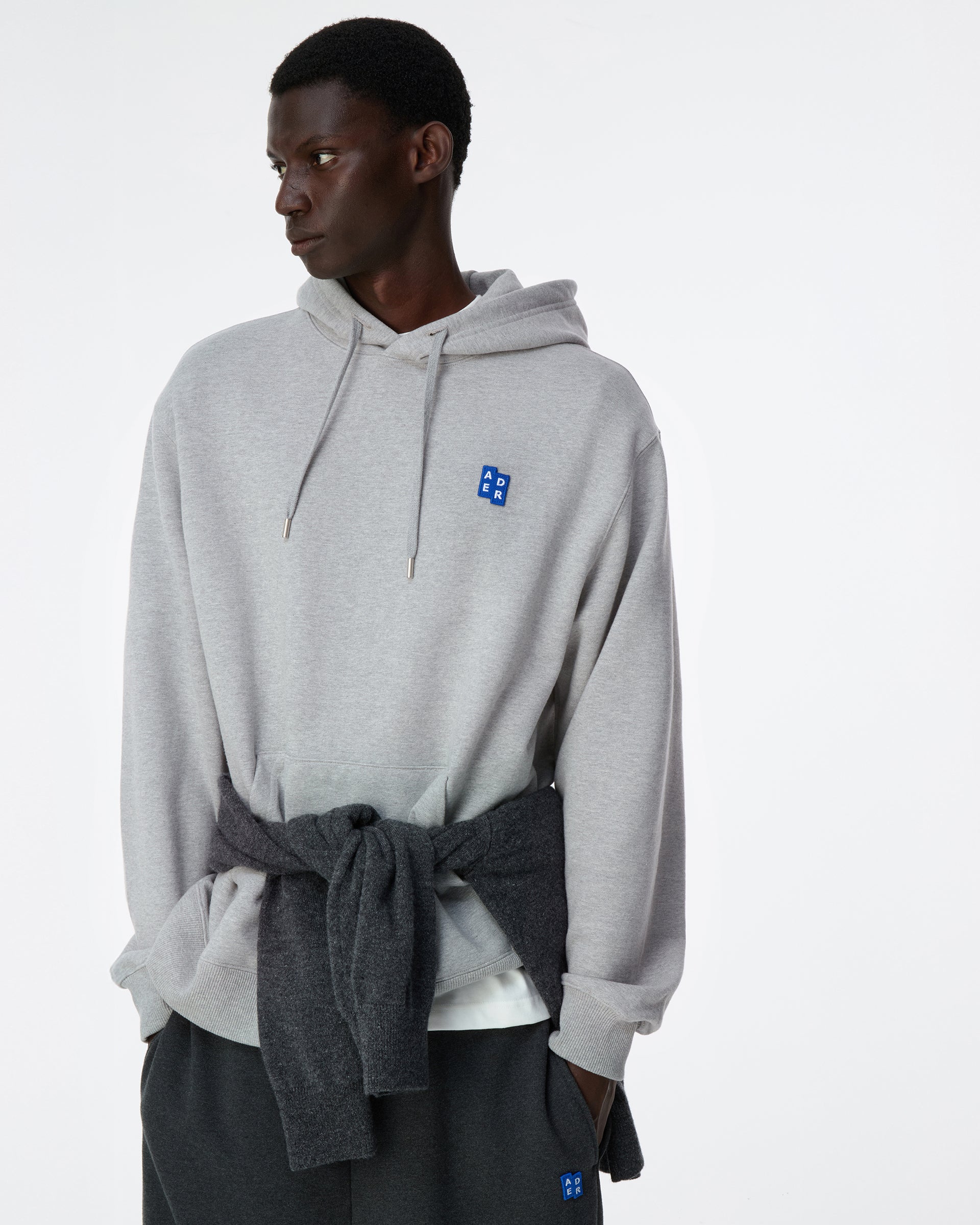 Ader Error - Sig; BL Tag hoodie 01 (Grey) product image 5 | TRAB K-Fashion Australia