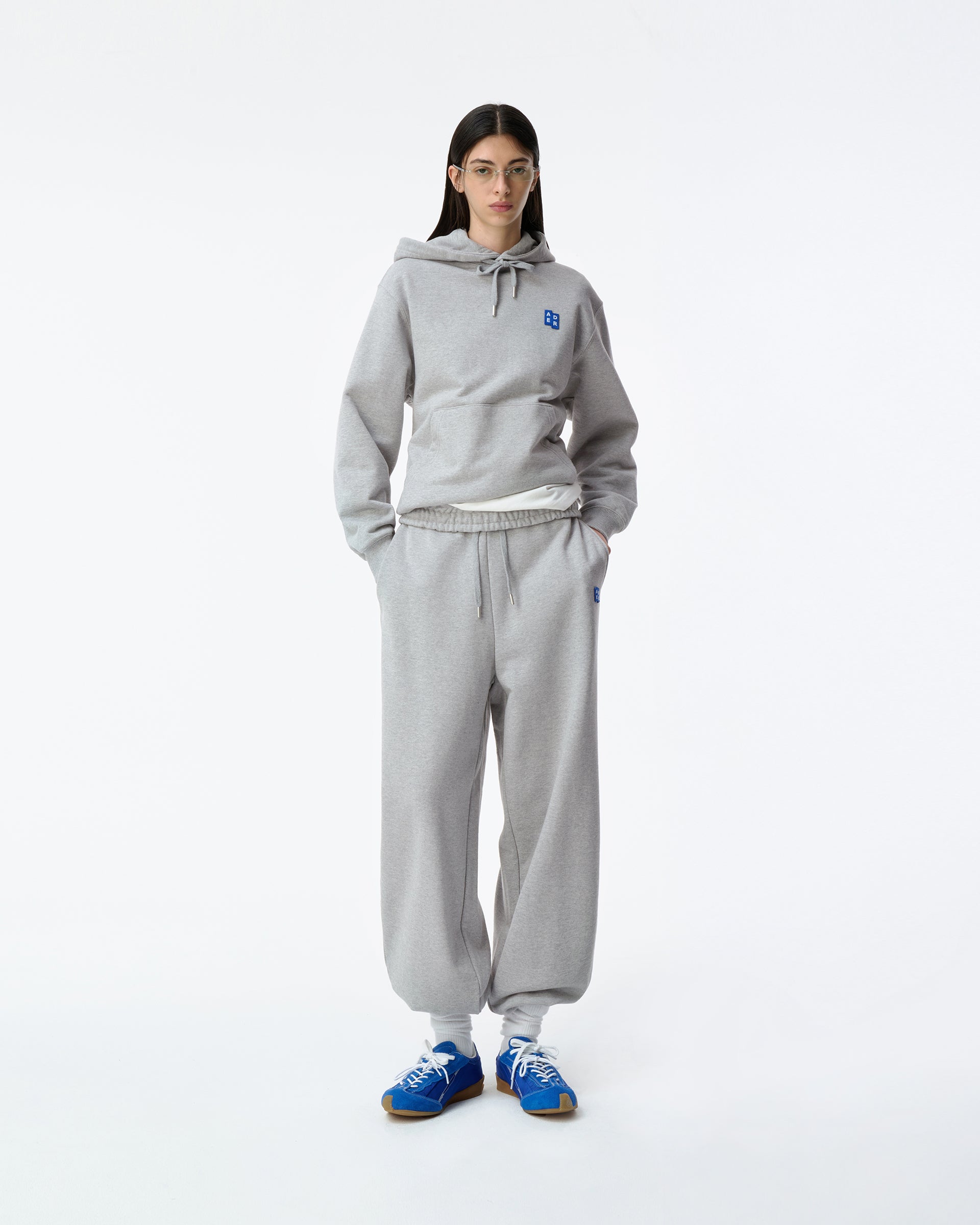 Ader Error - Sig; BL Tag hoodie 01 (Grey) product image 1 | TRAB K-Fashion Australia