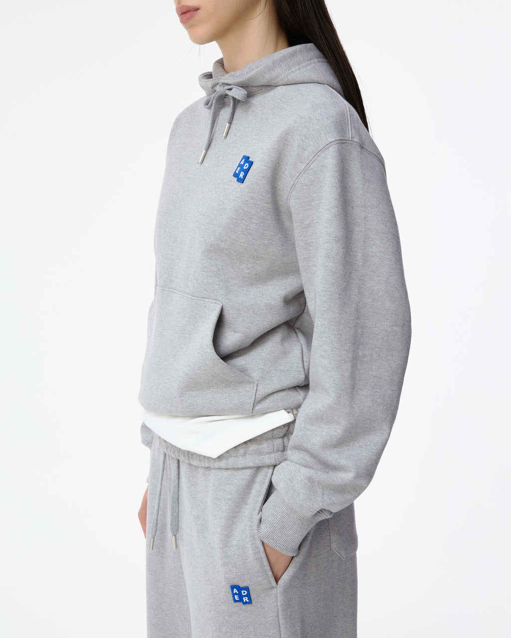 Ader Error - Sig; BL Tag hoodie 01 (Grey) product image 6 | TRAB K-Fashion Australia