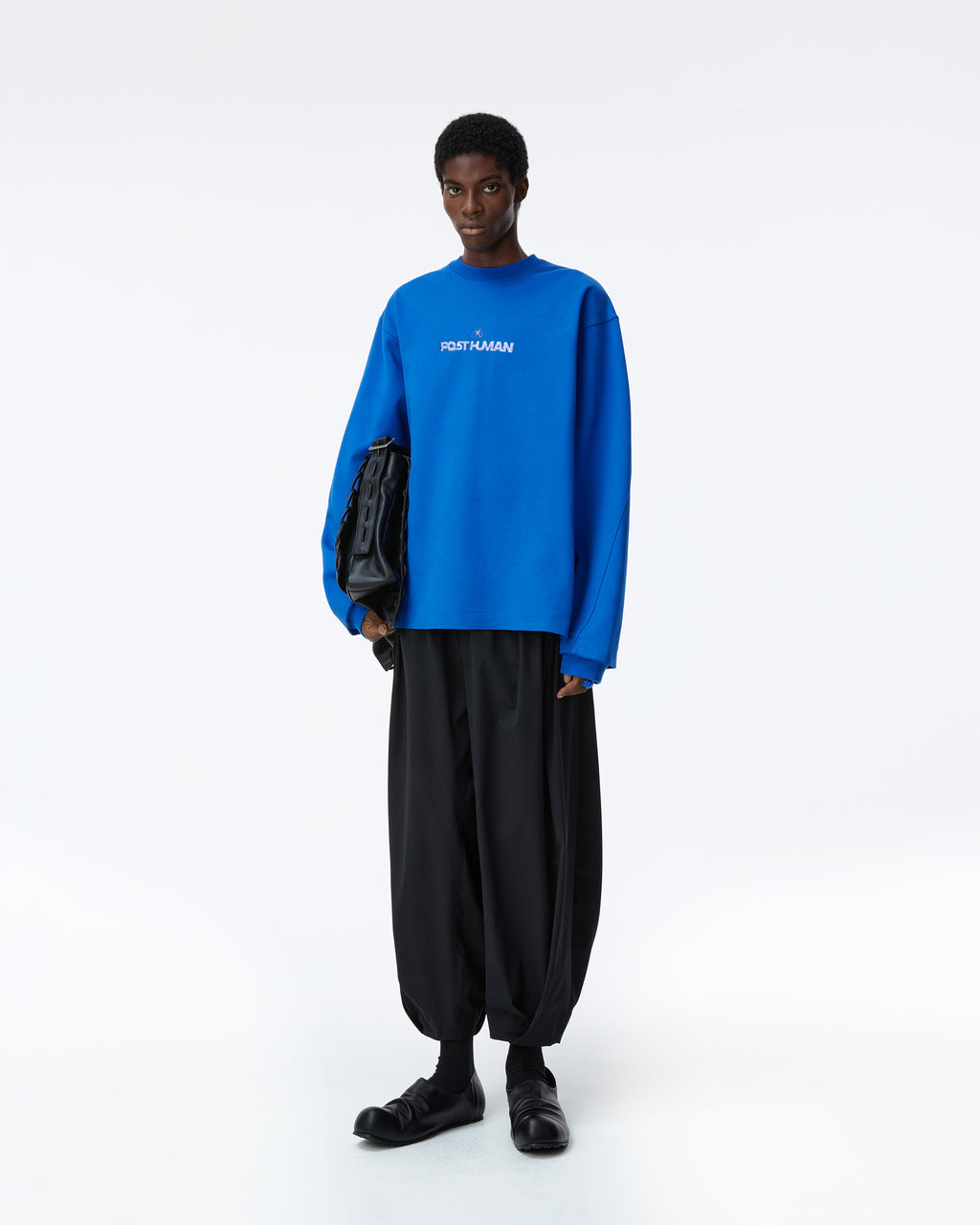 Ader Error - Post human Sweatshirt Product. 42 (Blue) product image 4 | TRAB K-Fashion Australia