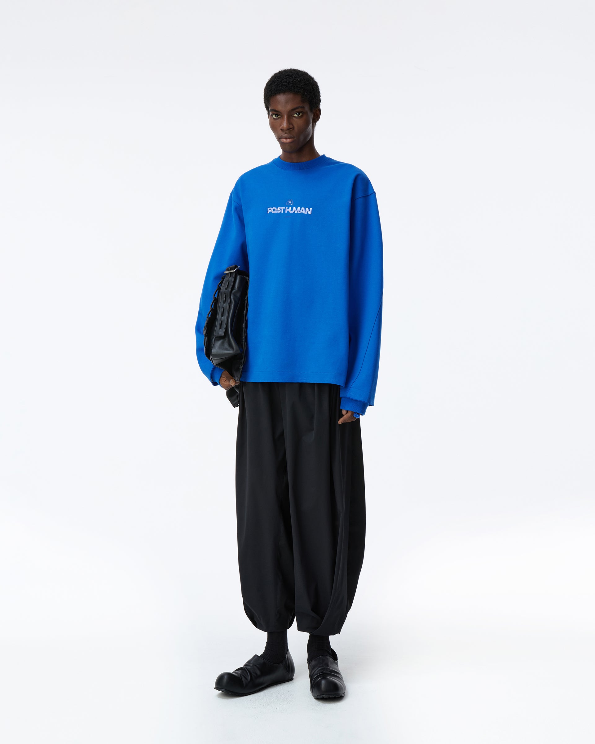 Ader Error - Post human Sweatshirt Product. 42 (Blue) product image 4 | TRAB K-Fashion Australia