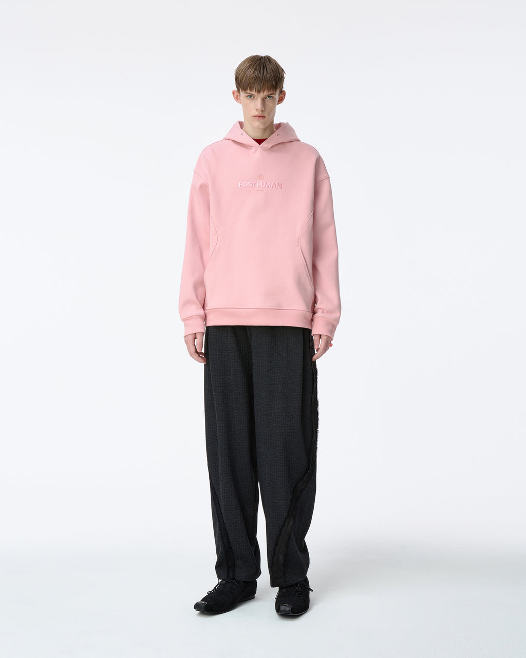 Ader Error - Post human Hoodie Product. 26 (Pink) product image 1 | TRAB K-Fashion Australia