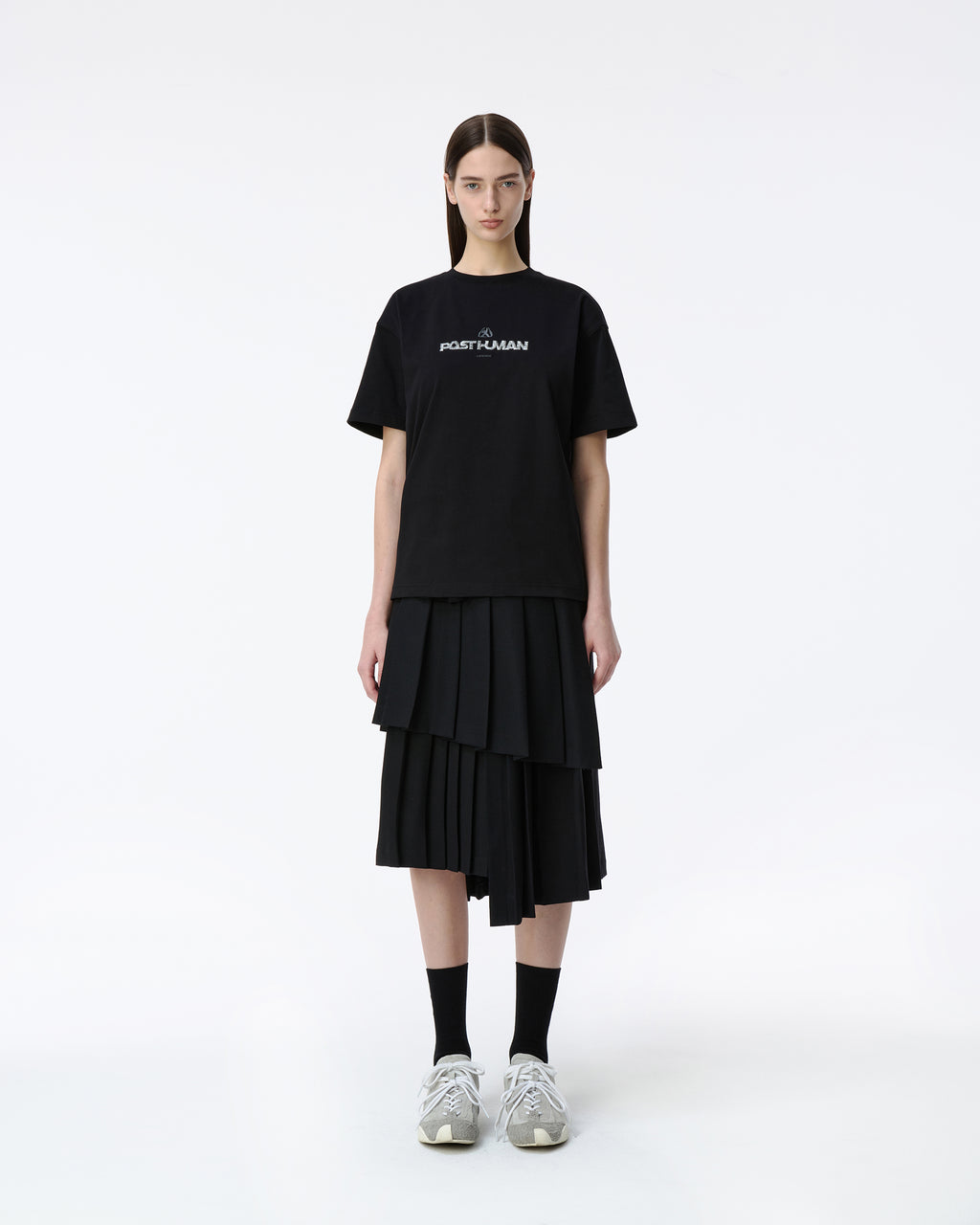 Ader Error - Post human T-shirt Product. 48 (Noir) product image 2 | TRAB K-Fashion Australia