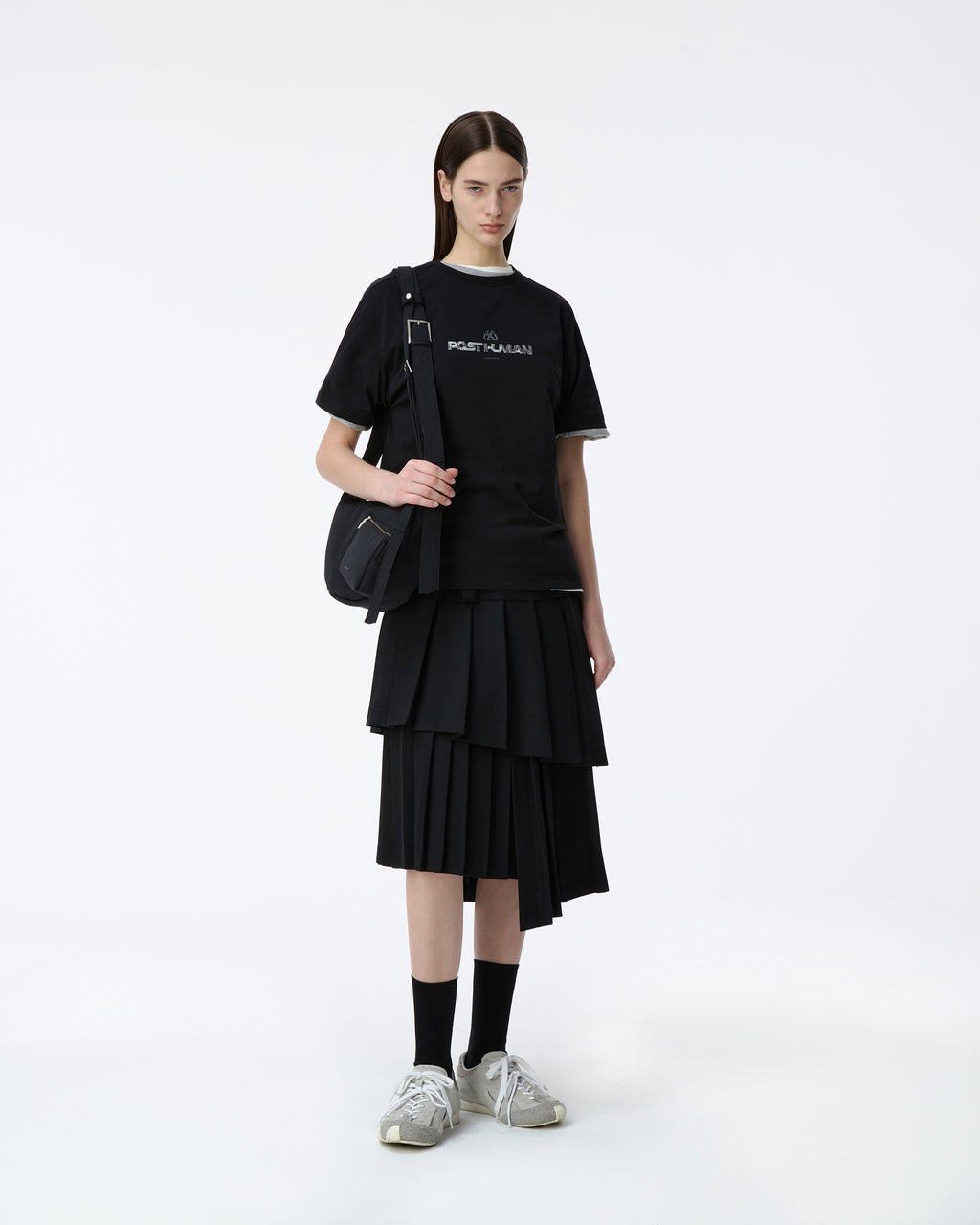 Ader Error - Post human T-shirt Product. 48 (Noir) product image 4 | TRAB K-Fashion Australia