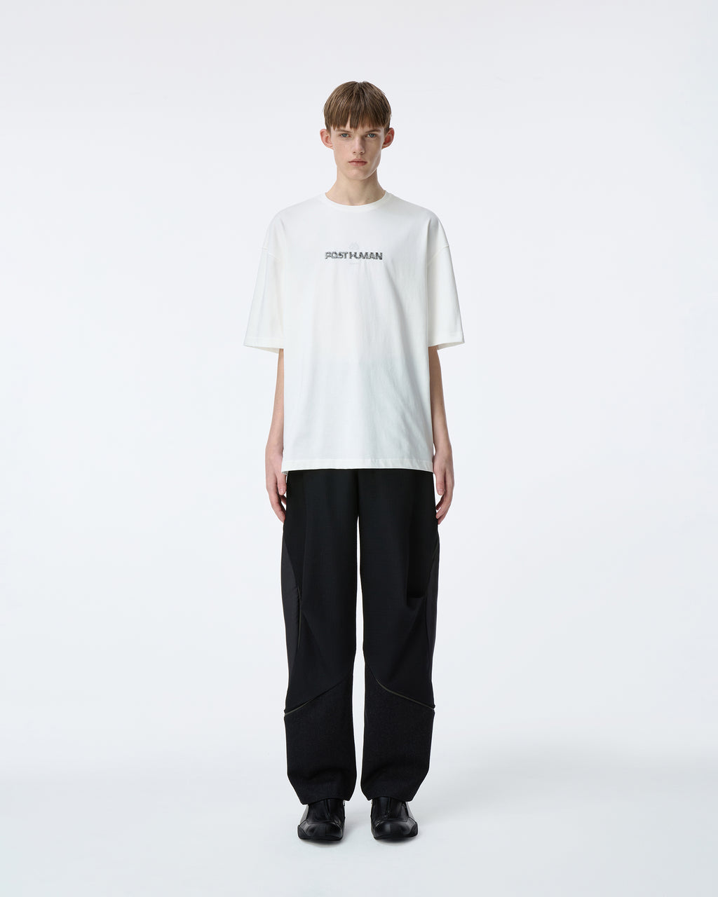 Ader Error - Post human T-shirt Product. 48 (Off White) product image 2 | TRAB K-Fashion Australia
