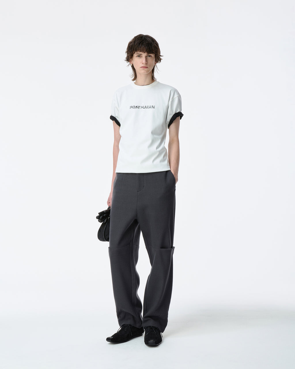 Ader Error - Post human T-shirt Product. 48 (Off White) product image 4 | TRAB K-Fashion Australia