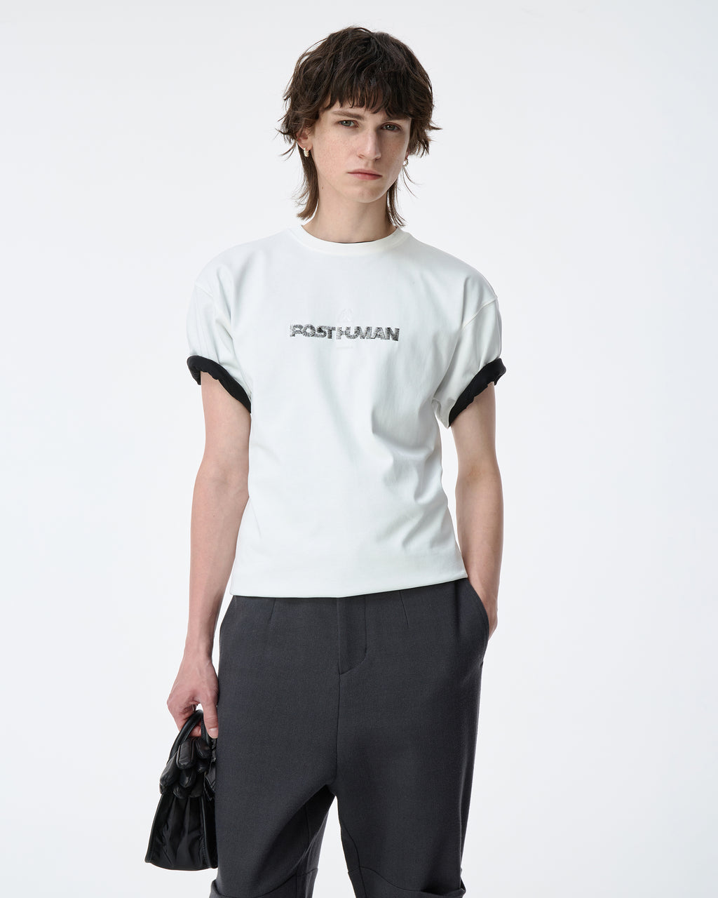 Ader Error - Post human T-shirt Product. 48 (Off White) product image 5 | TRAB K-Fashion Australia