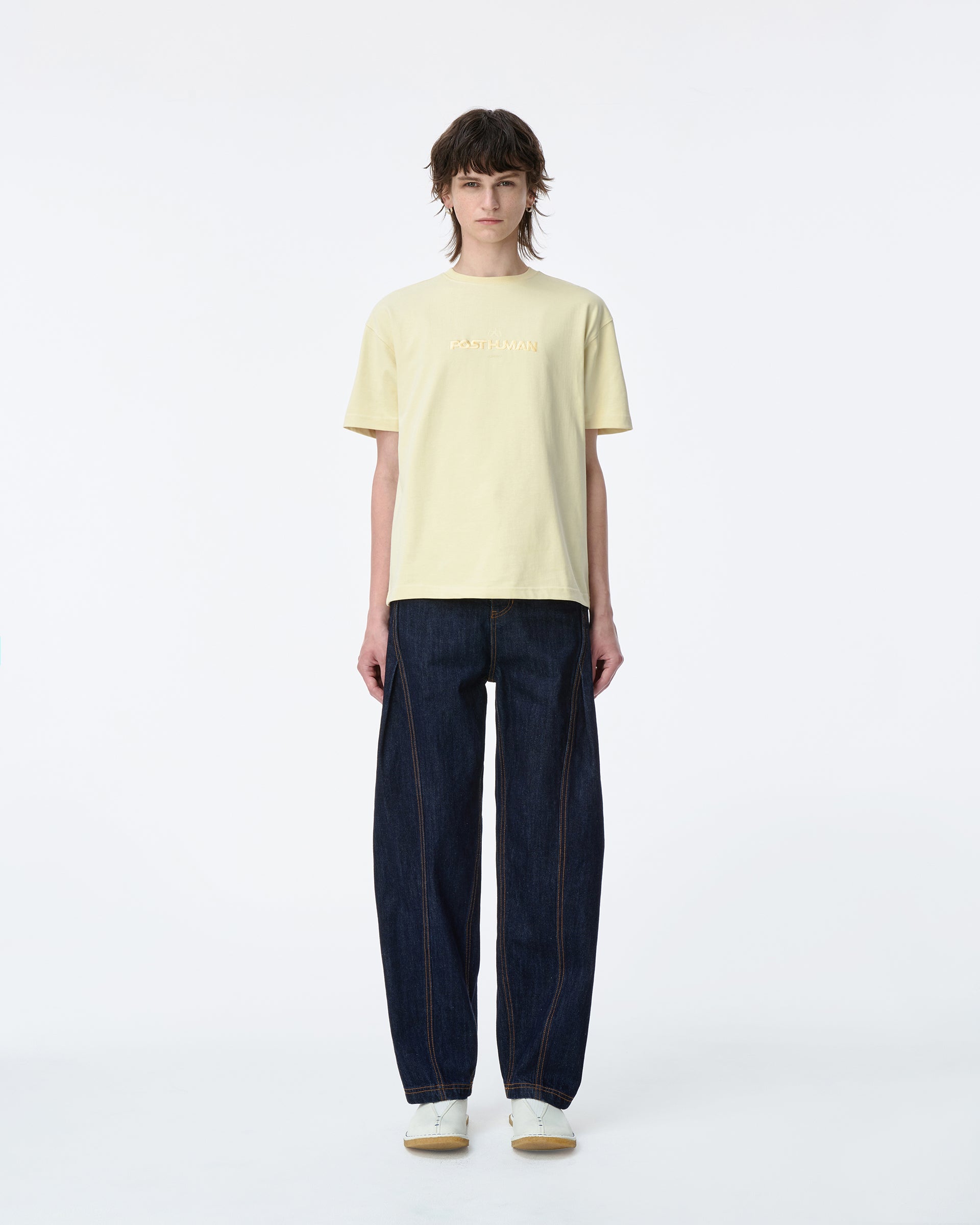 Ader Error - Post human T-shirt Product. 48 (Yellow) product image 2 | TRAB K-Fashion Australia