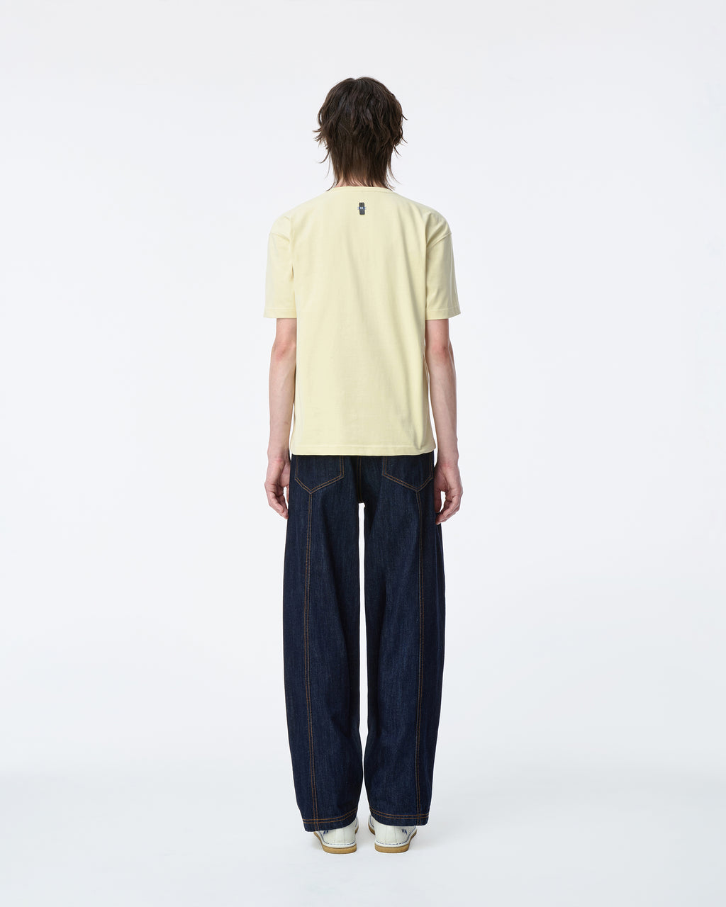 Ader Error - Post human T-shirt Product. 48 (Yellow) product image 3 | TRAB K-Fashion Australia