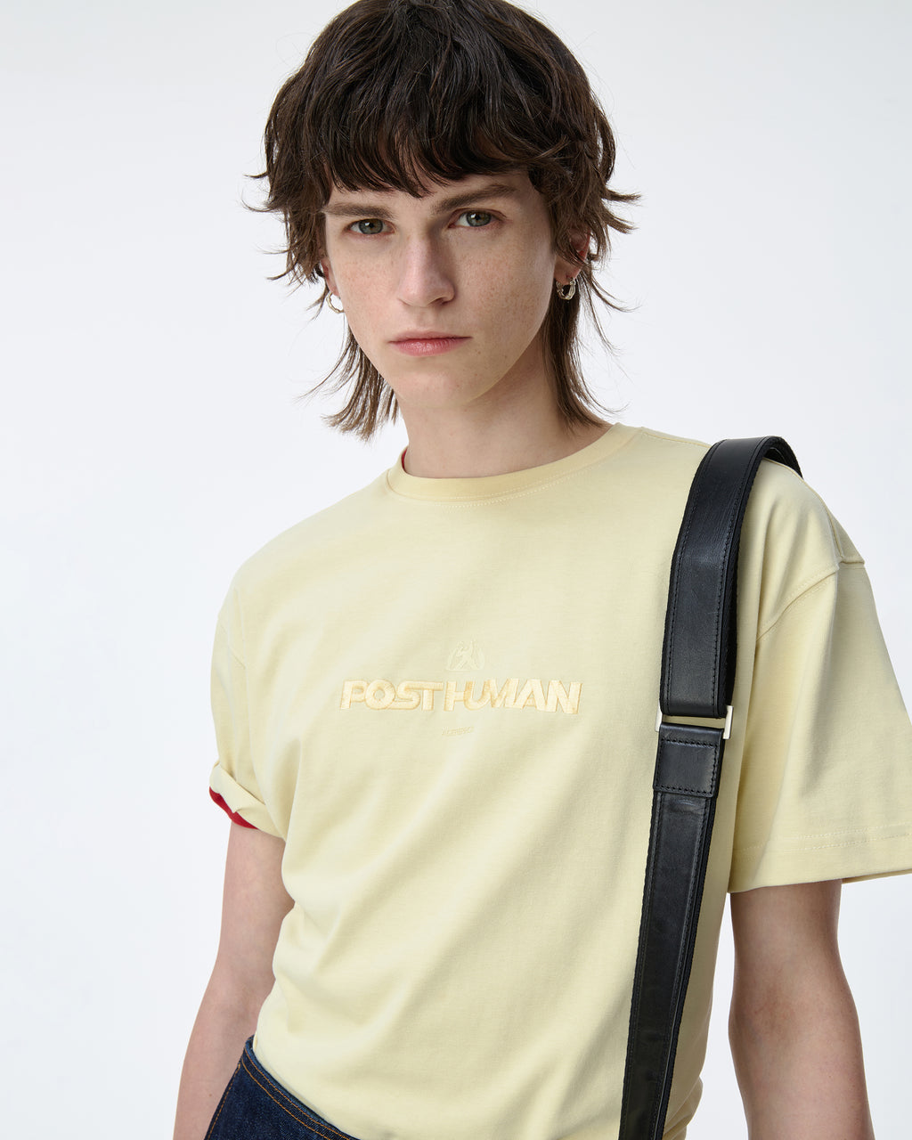 Ader Error - Post human T-shirt Product. 48 (Yellow) product image 5 | TRAB K-Fashion Australia