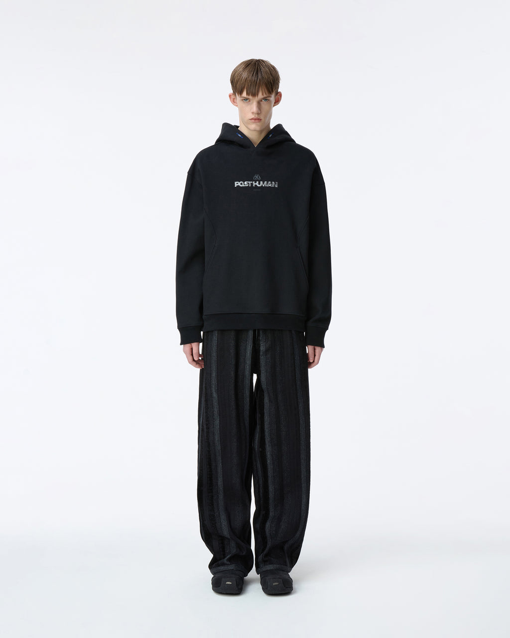 Ader Error - Post human Hoodie Product. 26 (Noir) product image 2 | TRAB K-Fashion Australia